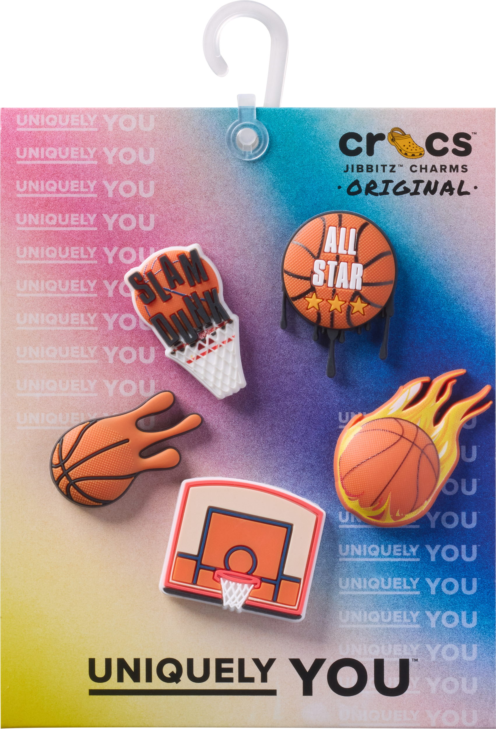 Crocs Basketball Vibes Jibbitz Charms-5PK