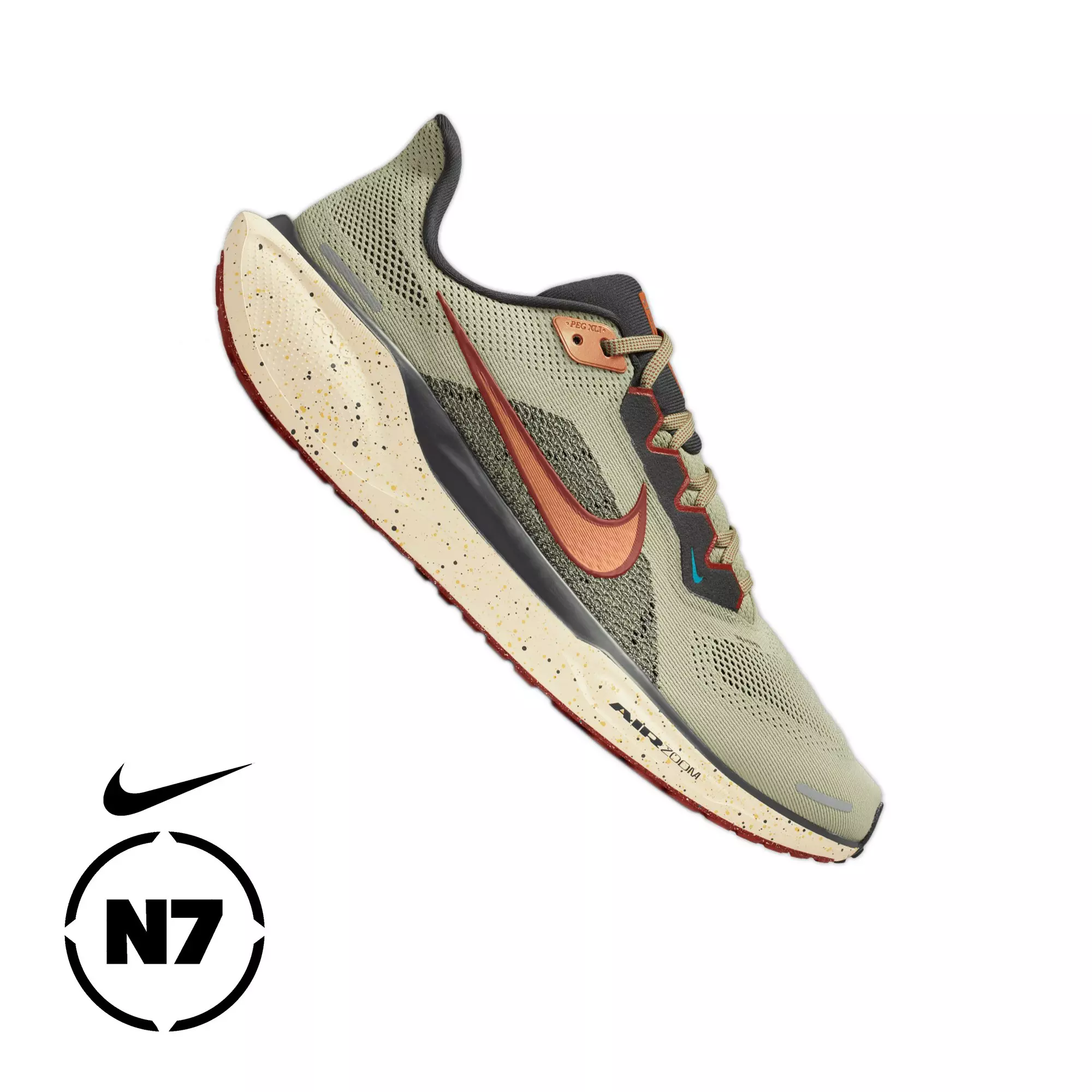 Nike N7 Pegasus 41 "Olive Aura" Unisex Running Shoe - OLIVE AURA/METALLIC COPPER/ANTHRACITE