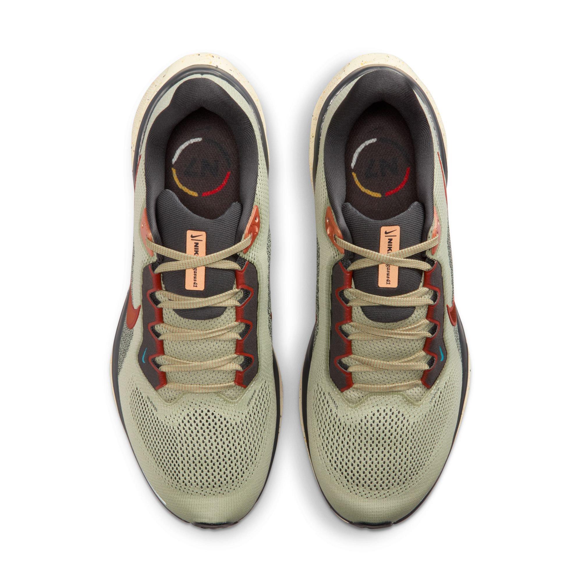 Nike N7 Pegasus 41 "Olive Aura" Unisex Running Shoe - OLIVE AURA/METALLIC COPPER/ANTHRACITE Thumbnail View 10
