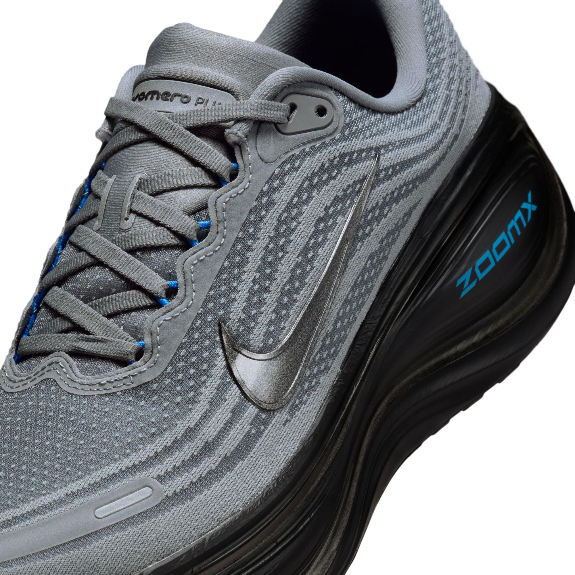 Nike Vomero Plus "Smoke Grey/Black/Photo Blue" Men's Road Running Shoe - GREY/BLACK Thumbnail View 9
