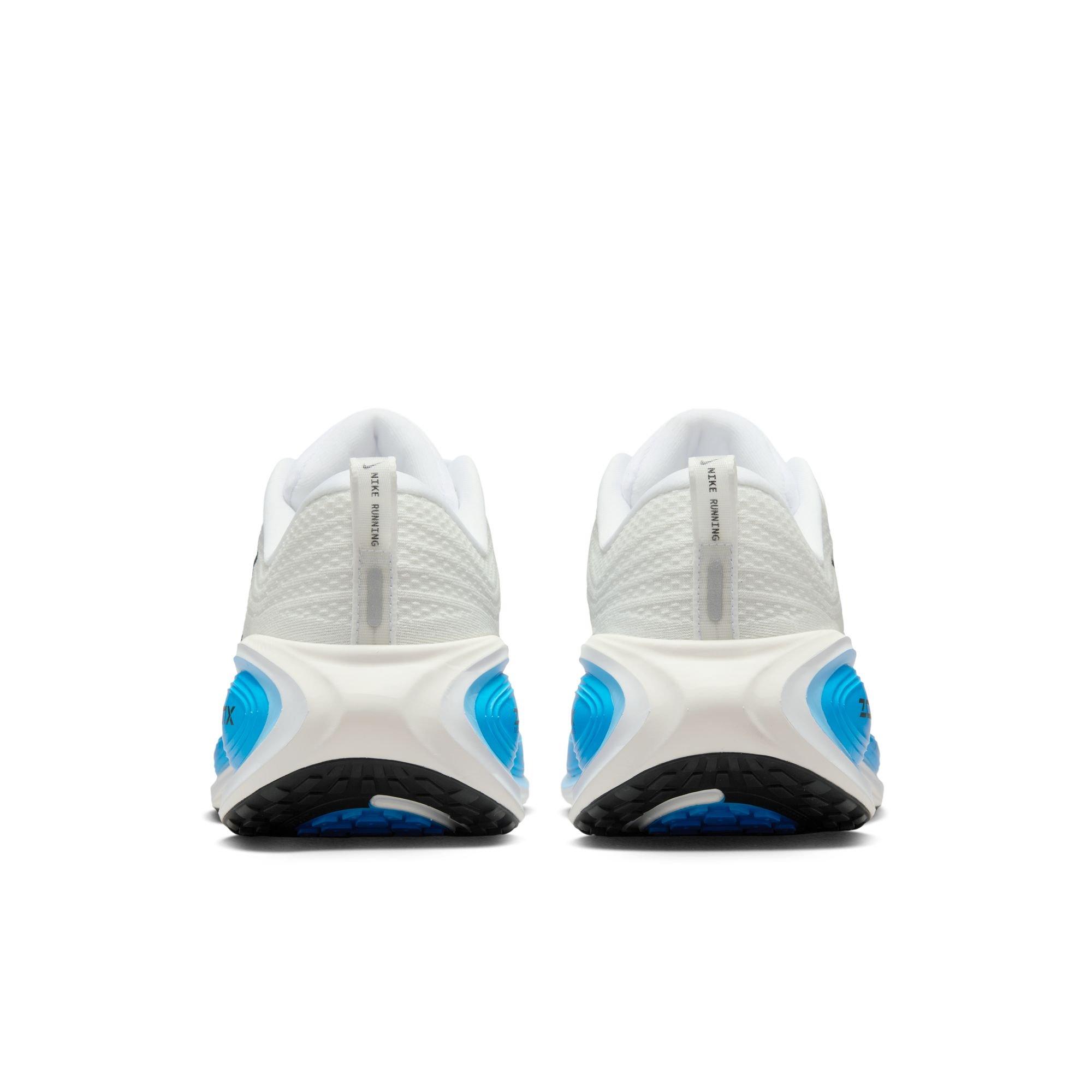 Nike Vomero Plus "White/Black/Blue Hero/Hydrogen Blue" Men's Road Running Shoe - WHITE/BLUE Thumbnail View 7