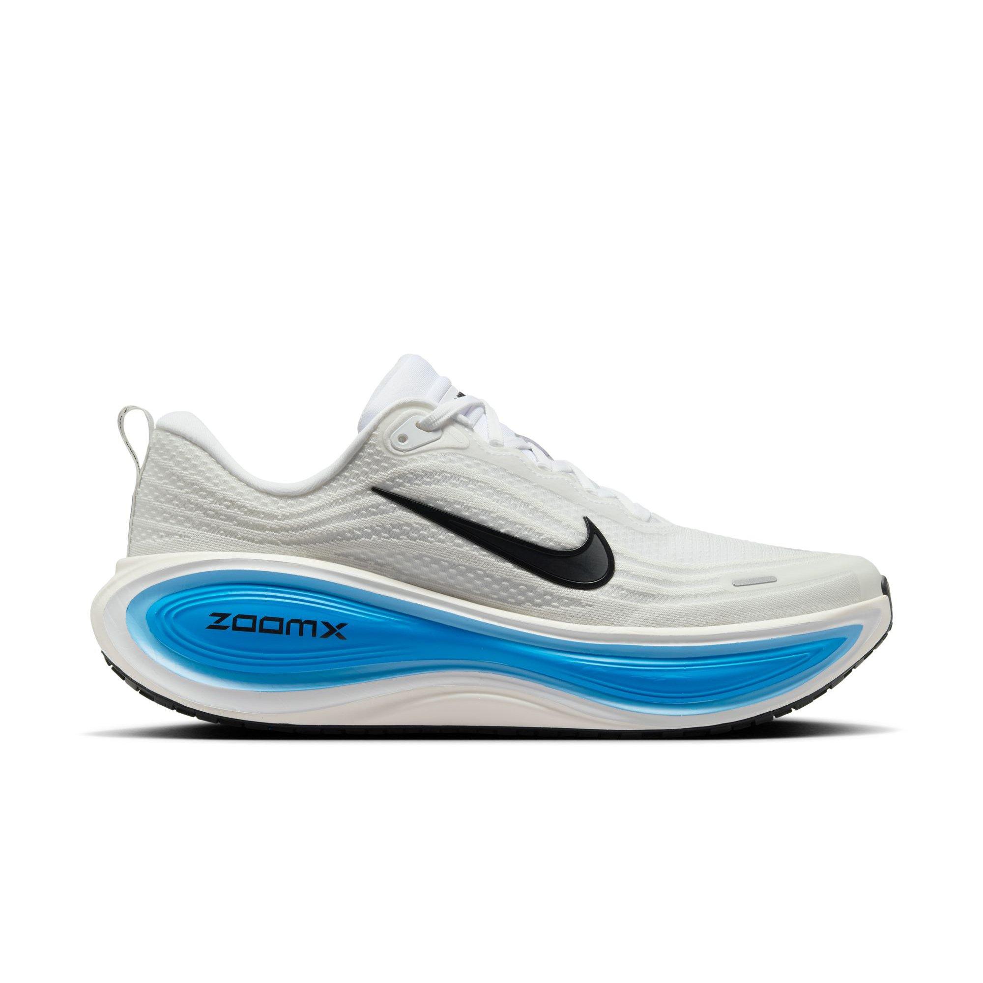 Nike Vomero Plus "White/Black/Blue Hero/Hydrogen Blue" Men's Road Running Shoe - WHITE/BLUE Thumbnail View 1