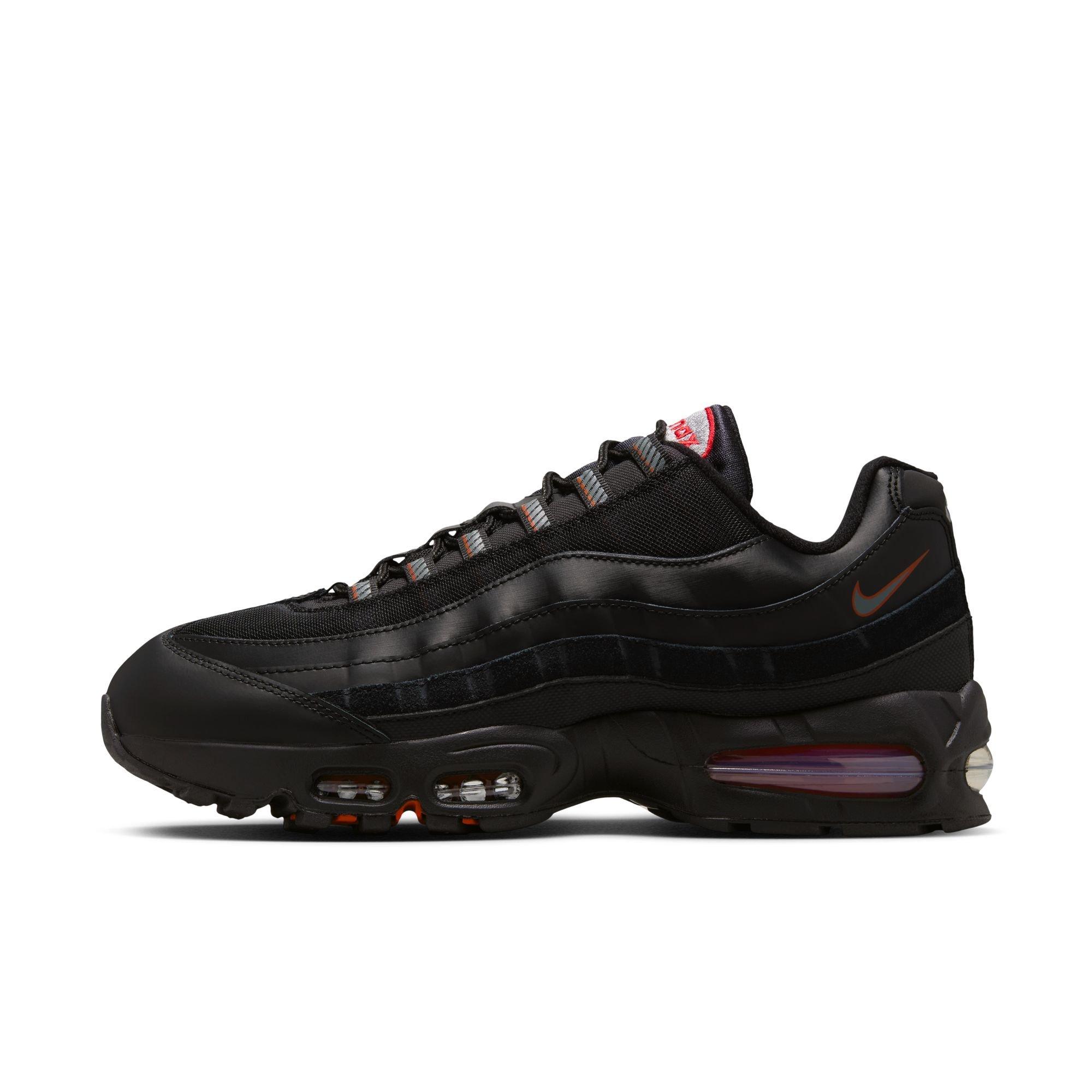 Nike Air Max 95 Big Bubble "Black/Smoke Grey/University Red/White" Men's Shoe - BLACK/RED Thumbnail View 3