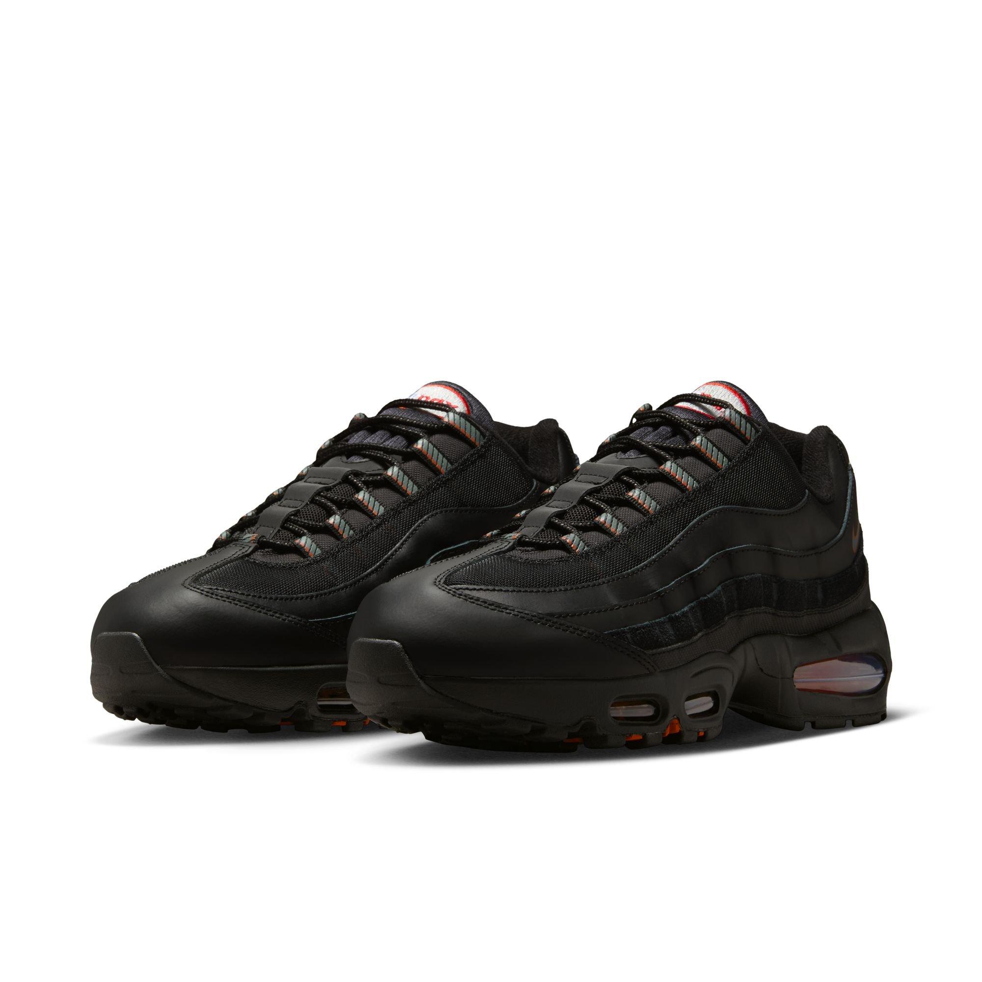 Nike Air Max 95 Big Bubble "Black/Smoke Grey/University Red/White" Men's Shoe - BLACK/RED Thumbnail View 5