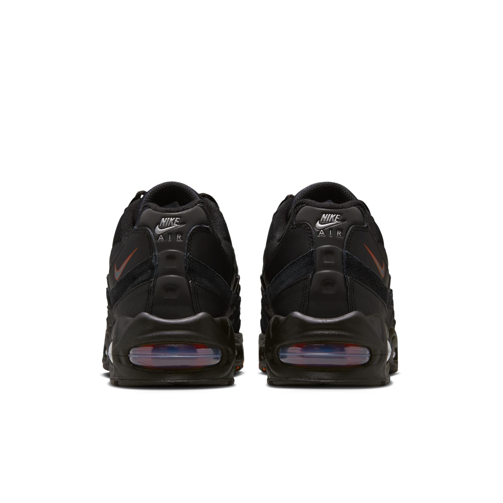 Nike Air Max 95 Big Bubble "Black/Smoke Grey/University Red/White" Men's Shoe - BLACK/RED Thumbnail View 7