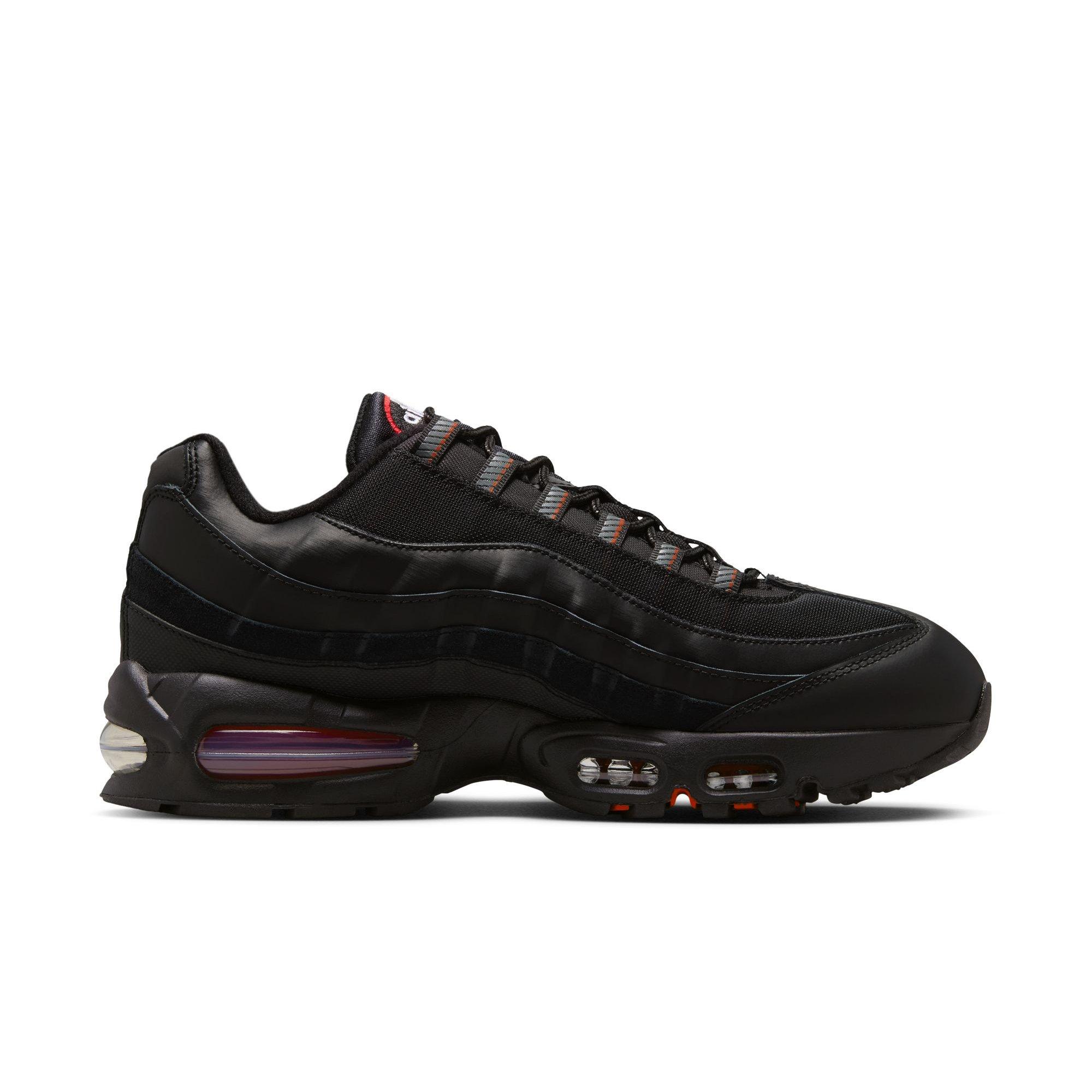 Nike Air Max 95 Big Bubble "Black/Smoke Grey/University Red/White" Men's Shoe - BLACK/RED Thumbnail View 2