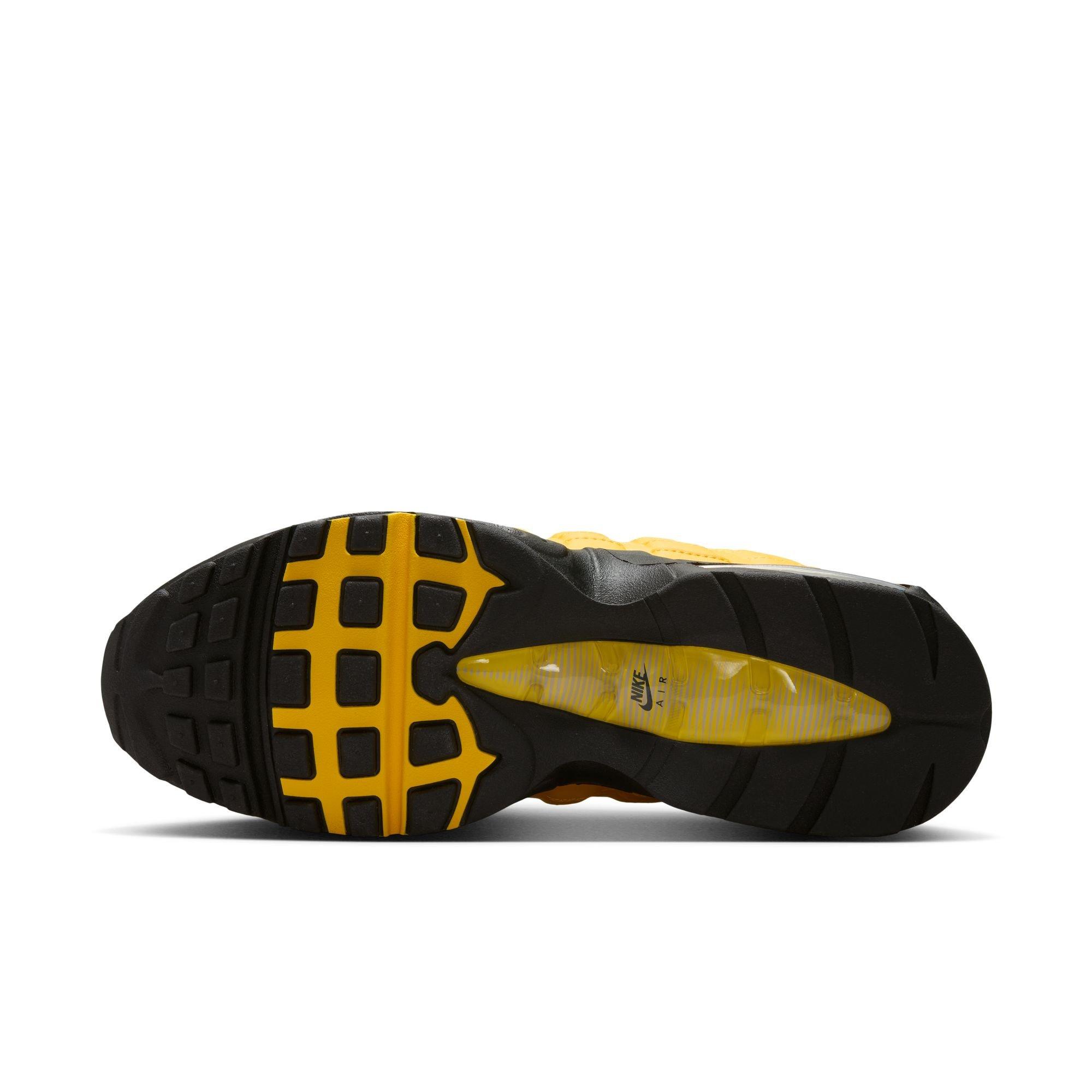 Yellow Black Running Sneakers Air Max 95 | Hibbett