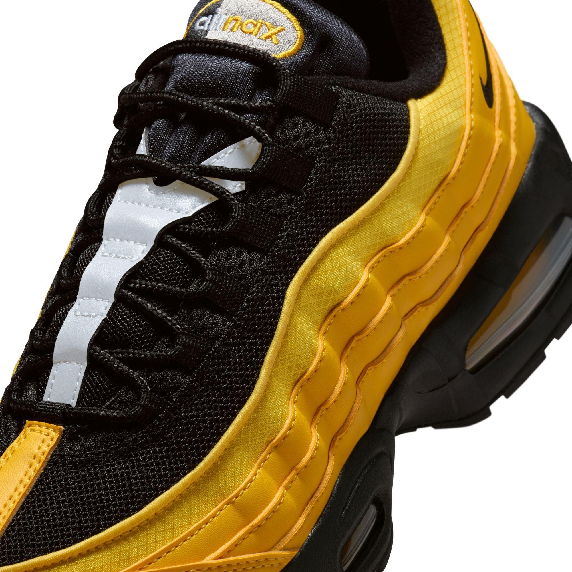 Yellow Black Running Sneakers Air Max 95 | Hibbett
