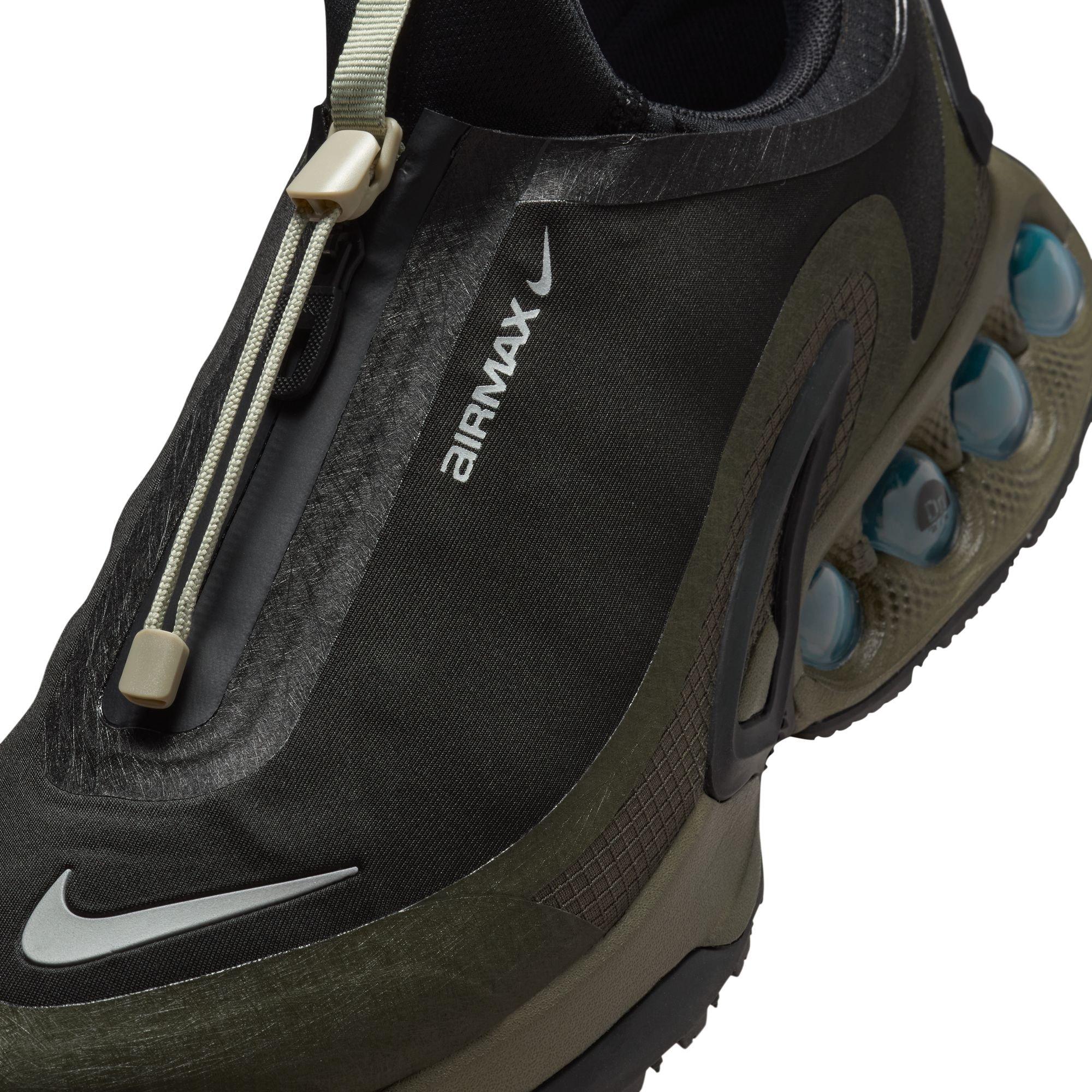 Nike Air Max Dn Roam "Black/Metallic Silver/Cargo Khaki/Stone" Men's Shoe - BLACK/GREEN Thumbnail View 9