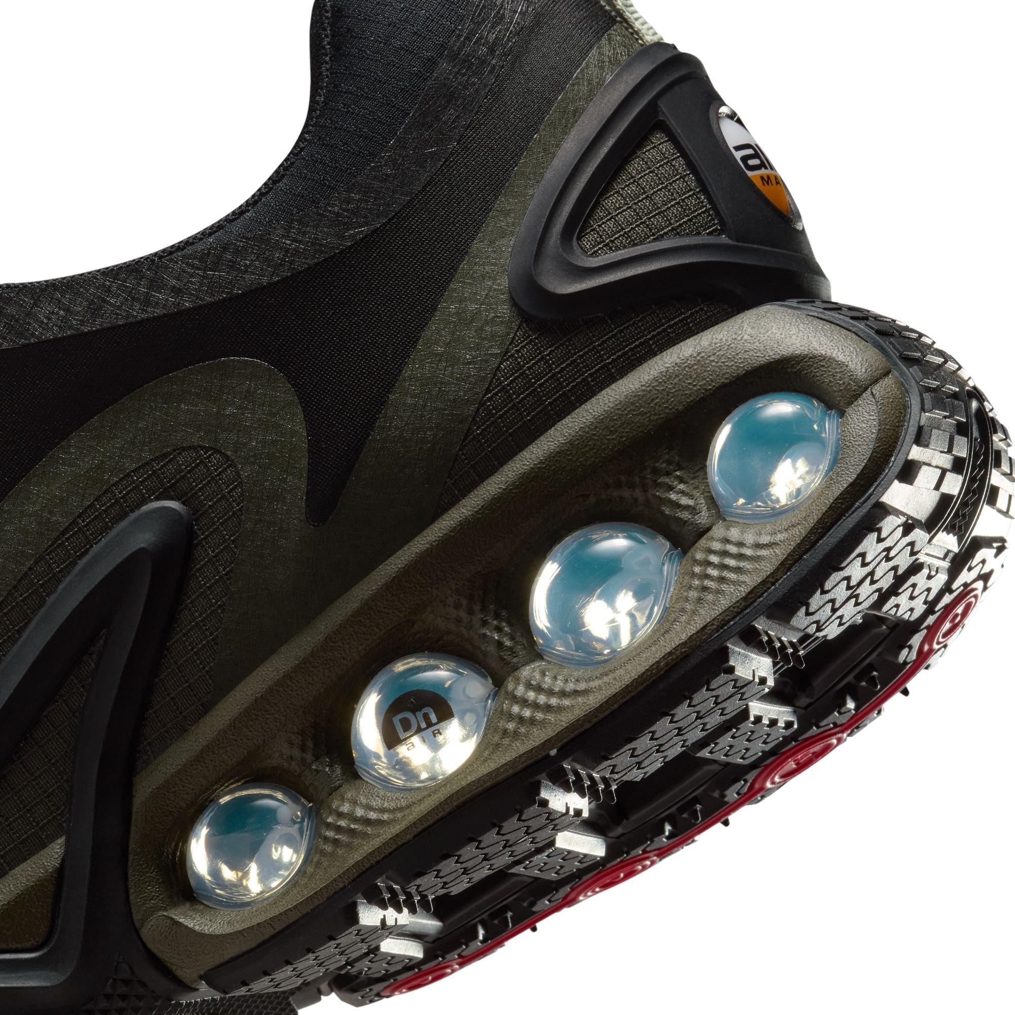 Nike Air Max Dn Roam "Black/Metallic Silver/Cargo Khaki/Stone" Men's Shoe - BLACK/GREEN Thumbnail View 10