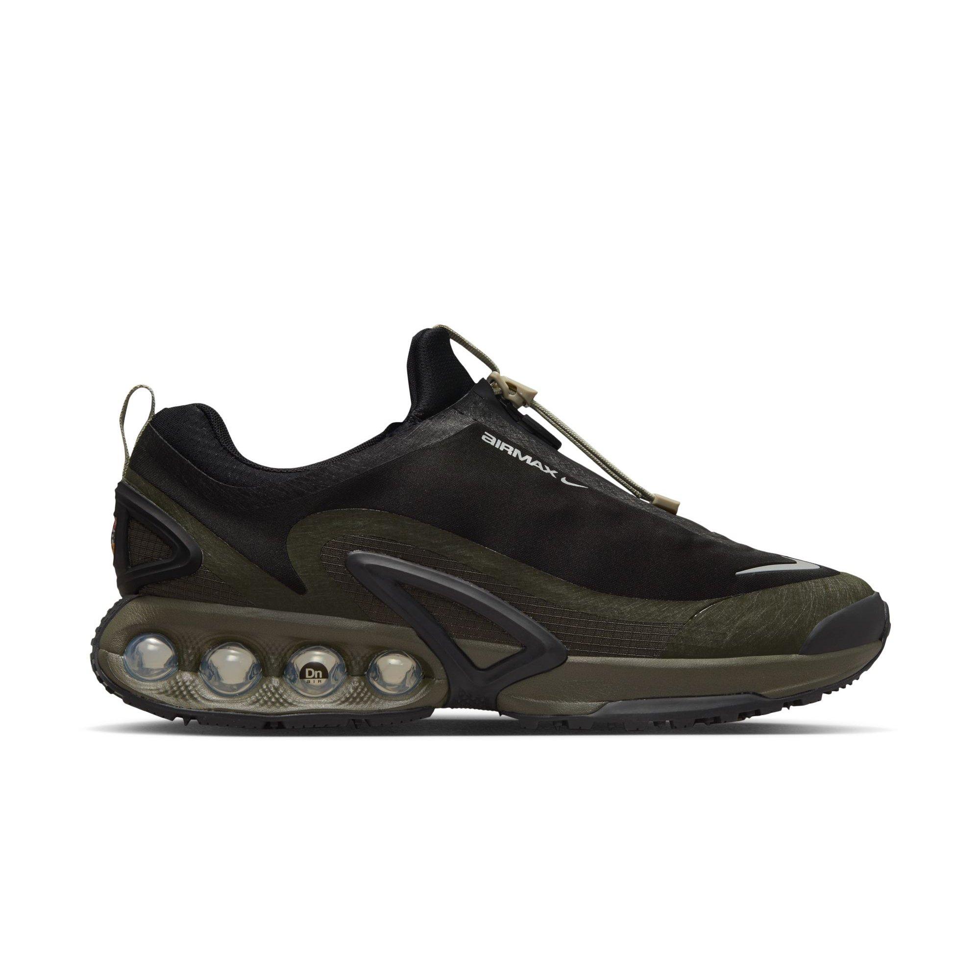 Nike Air Max Dn Roam "Black/Metallic Silver/Cargo Khaki/Stone" Men's Shoe - BLACK/GREEN Thumbnail View 1