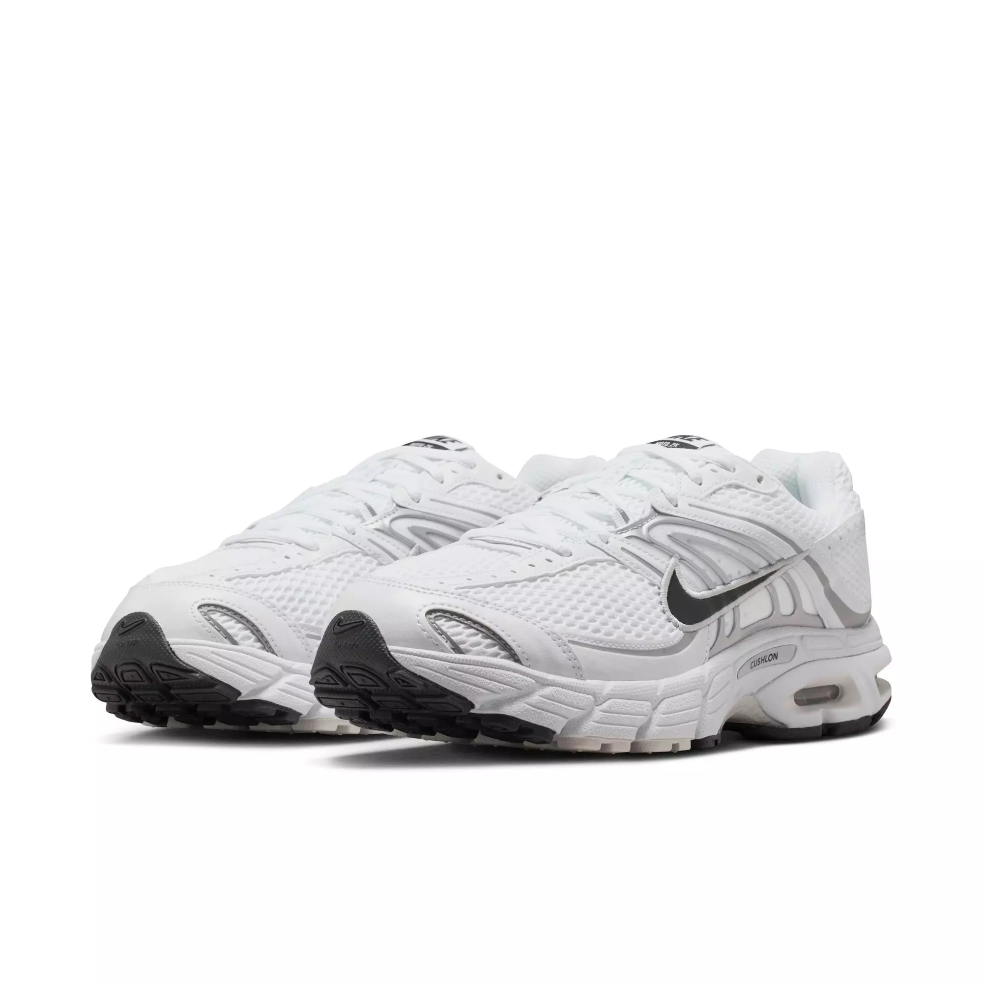 Nike Air Max Moto 2K "White/Black/Metallic Silver/Photon Dust" Men's Shoe - WHITE/BLACK/SILVER