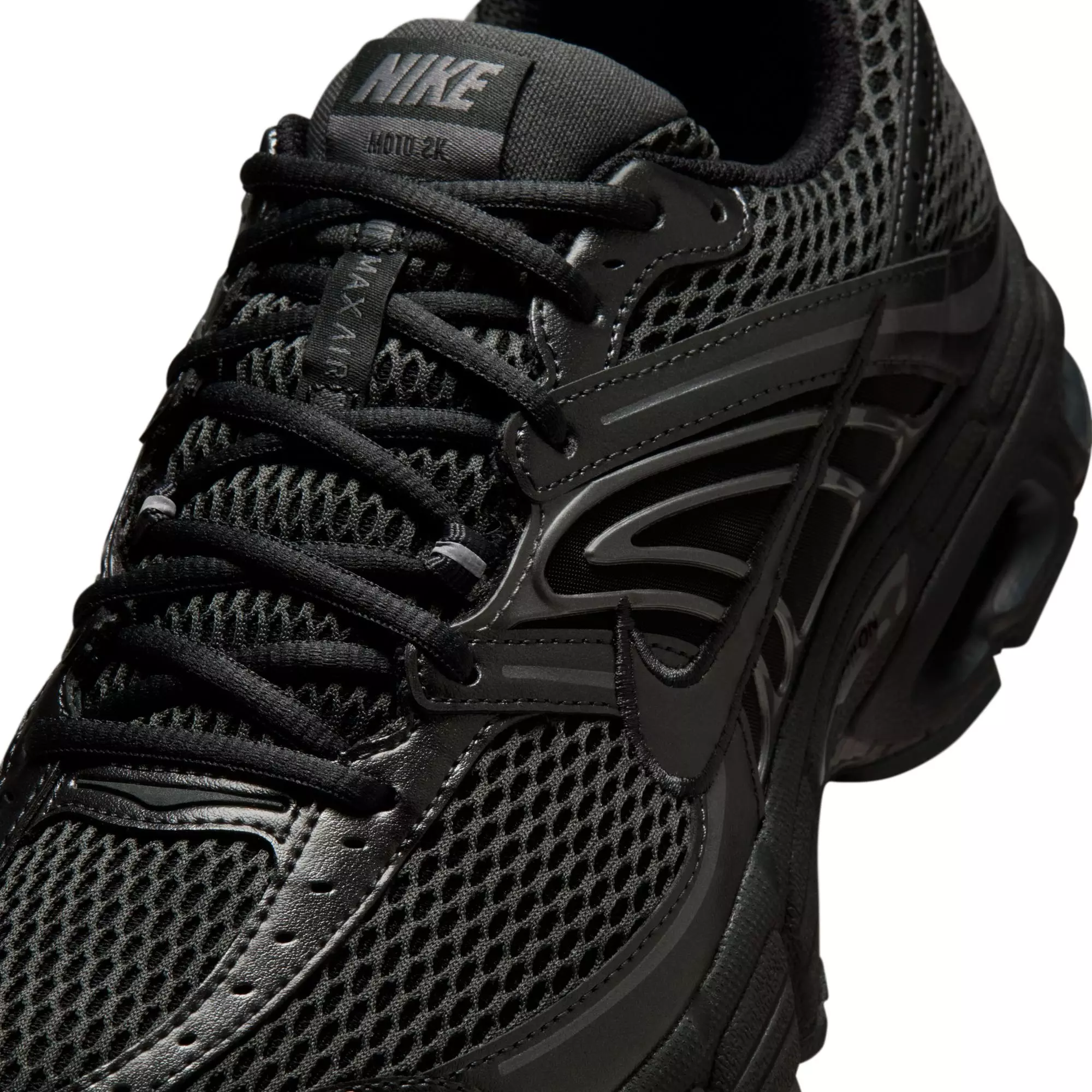 Nike Air Max Moto 2K "Black/Dk Smoke Grey/Mtlc Dark Grey" Men's Shoe - BLACK