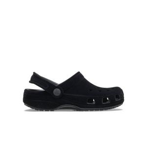Crocs Classic Velvet "Black" Grade School Girls' Clog