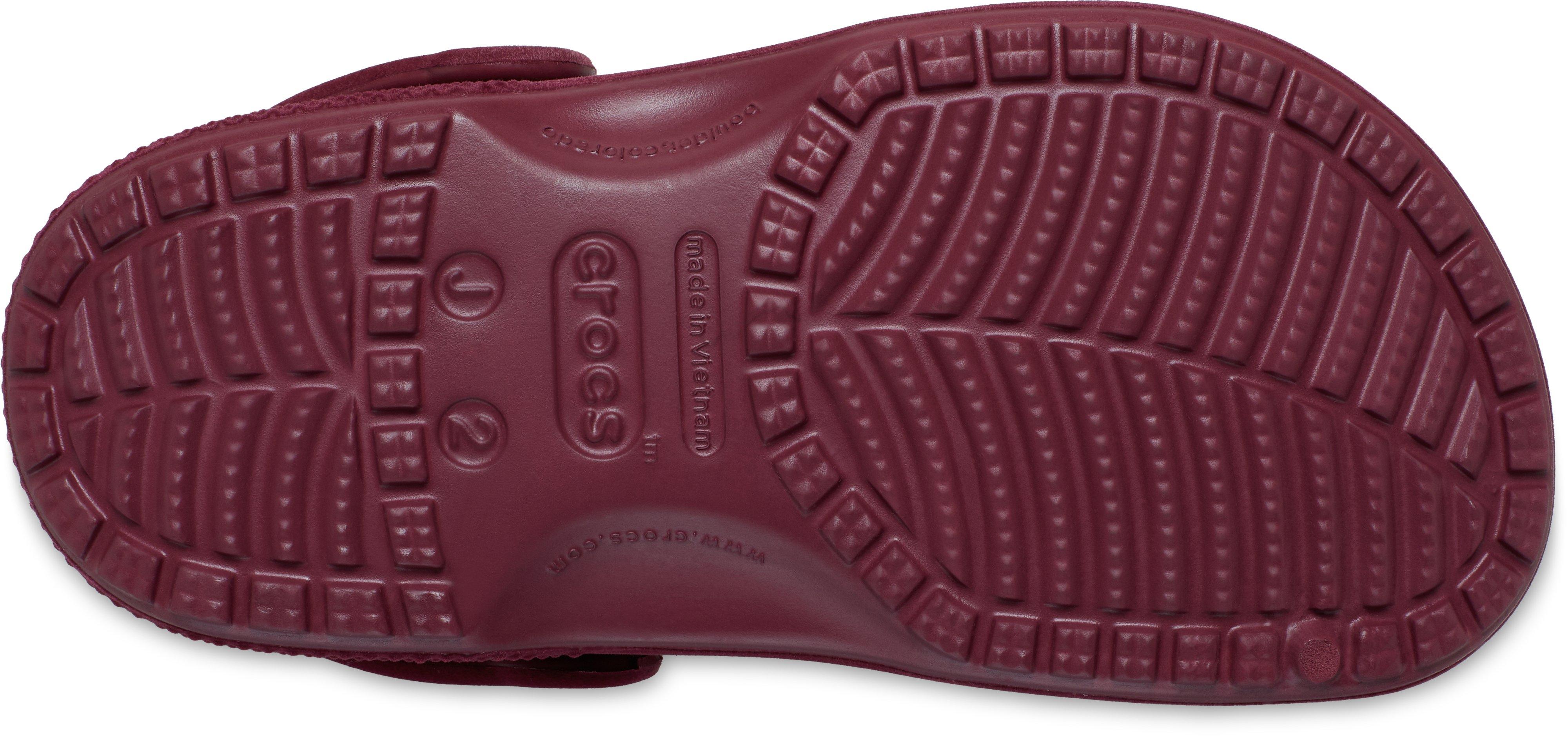 Crocs Classic Velvet Grade School Kids' "Beetroot" Clog