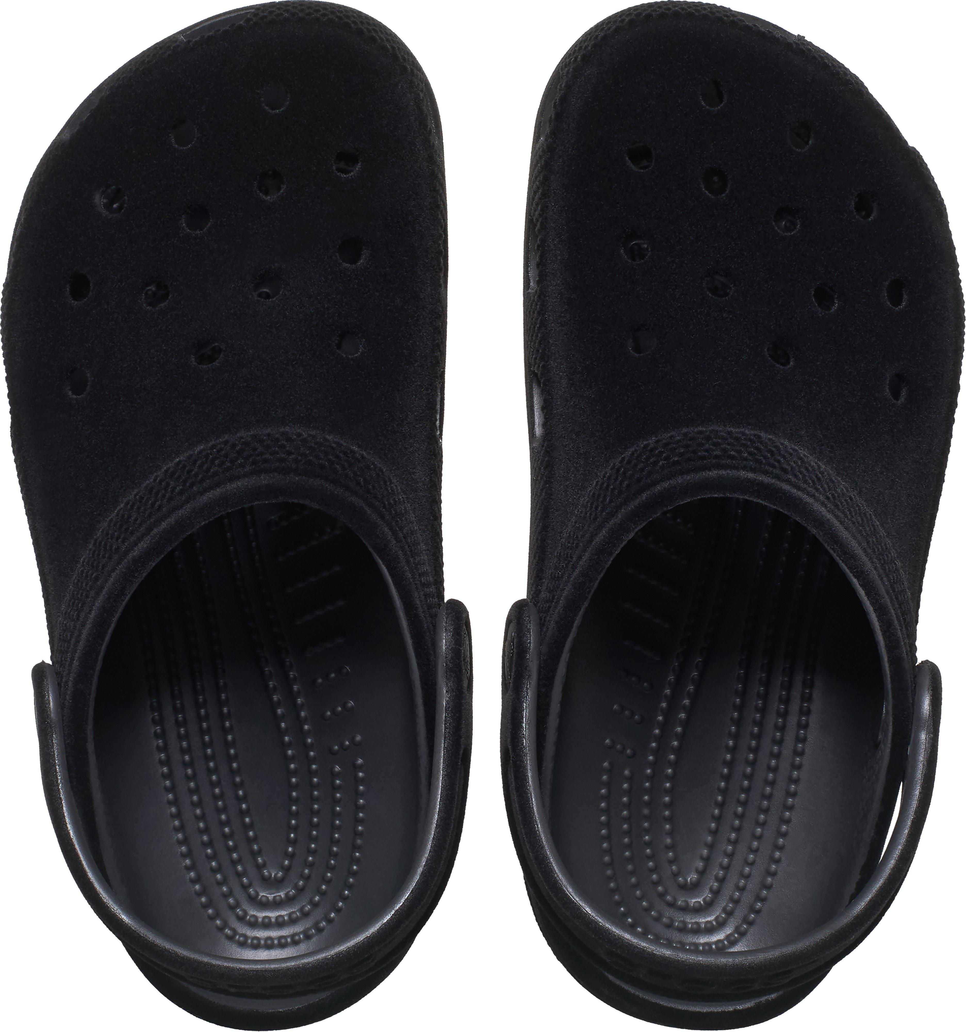 Crocs Classic Velvet Preschool Kids' "Black" Clog