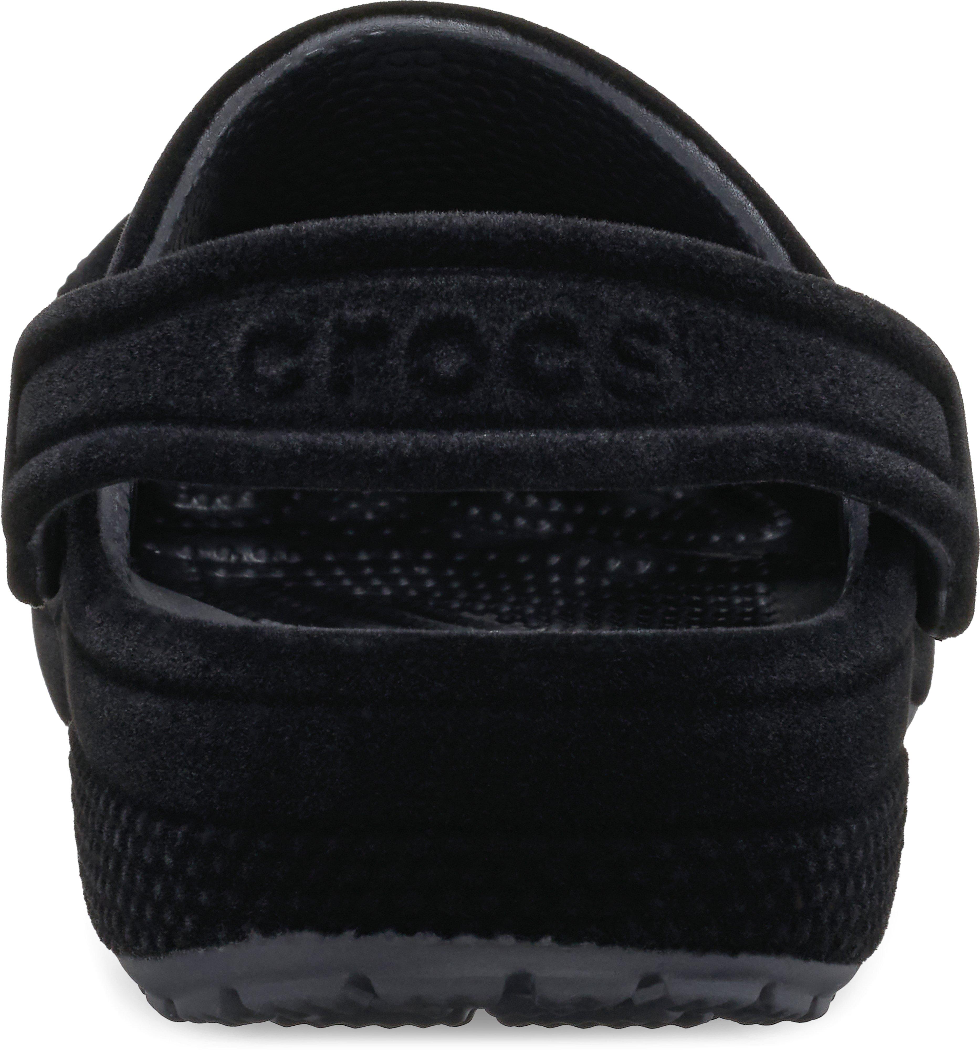 Crocs Classic Velvet Preschool Kids' "Black" Clog
