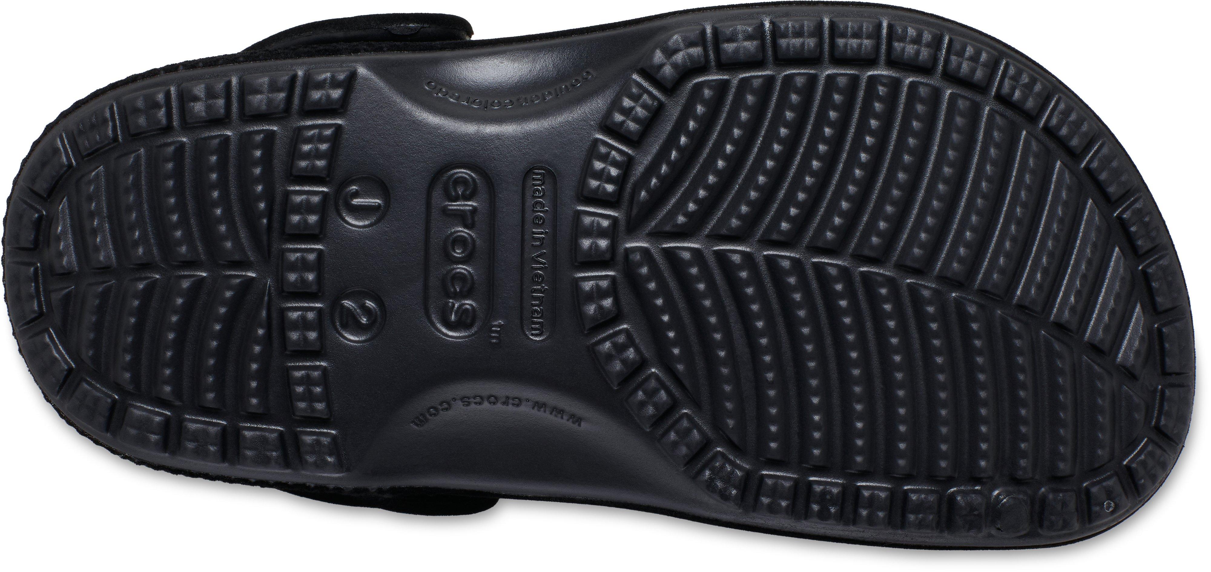 Crocs Classic Velvet Preschool Kids' "Black" Clog
