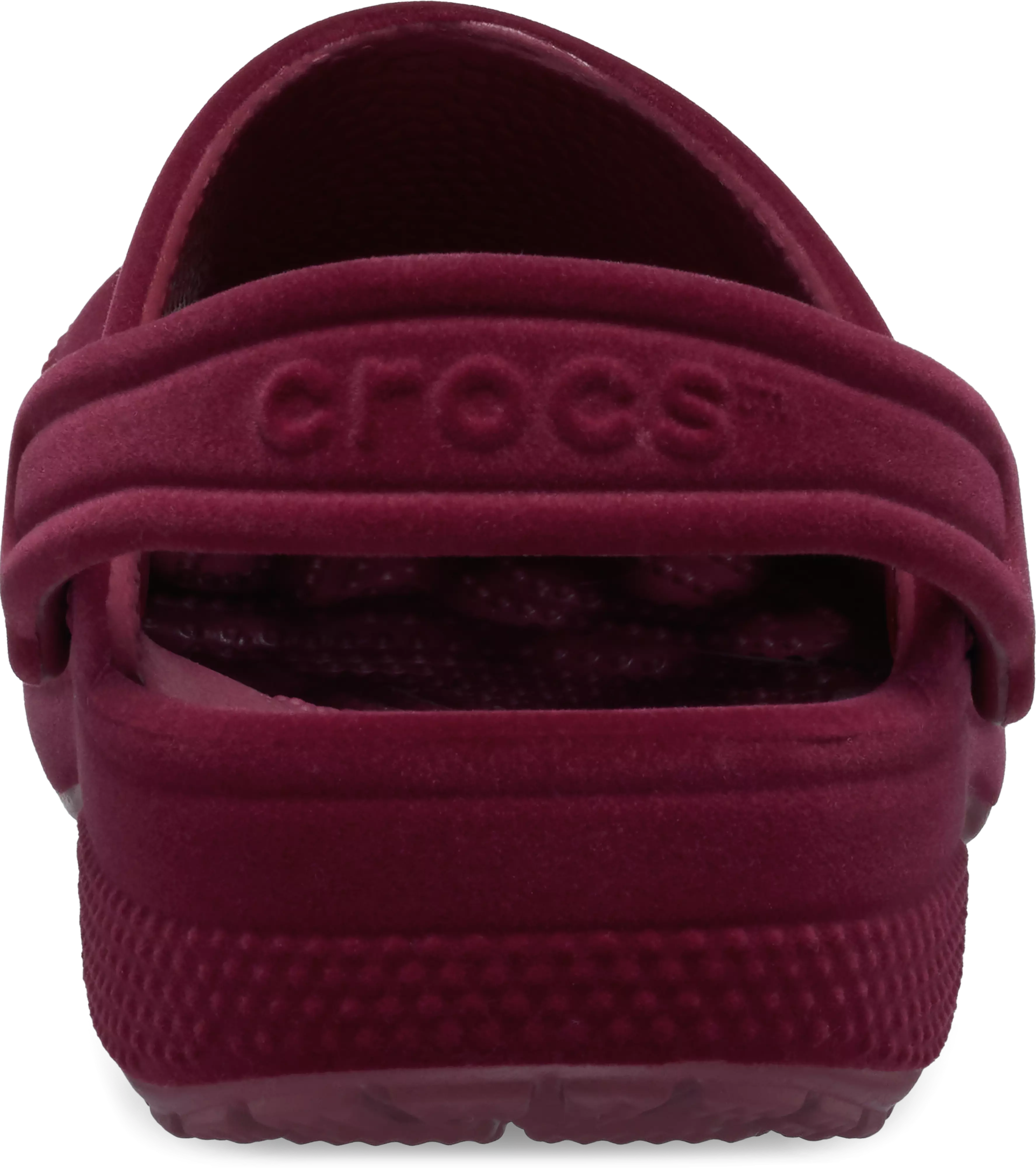 Crocs Classic Velvet "Red" Preschool Girls' Clog - RED