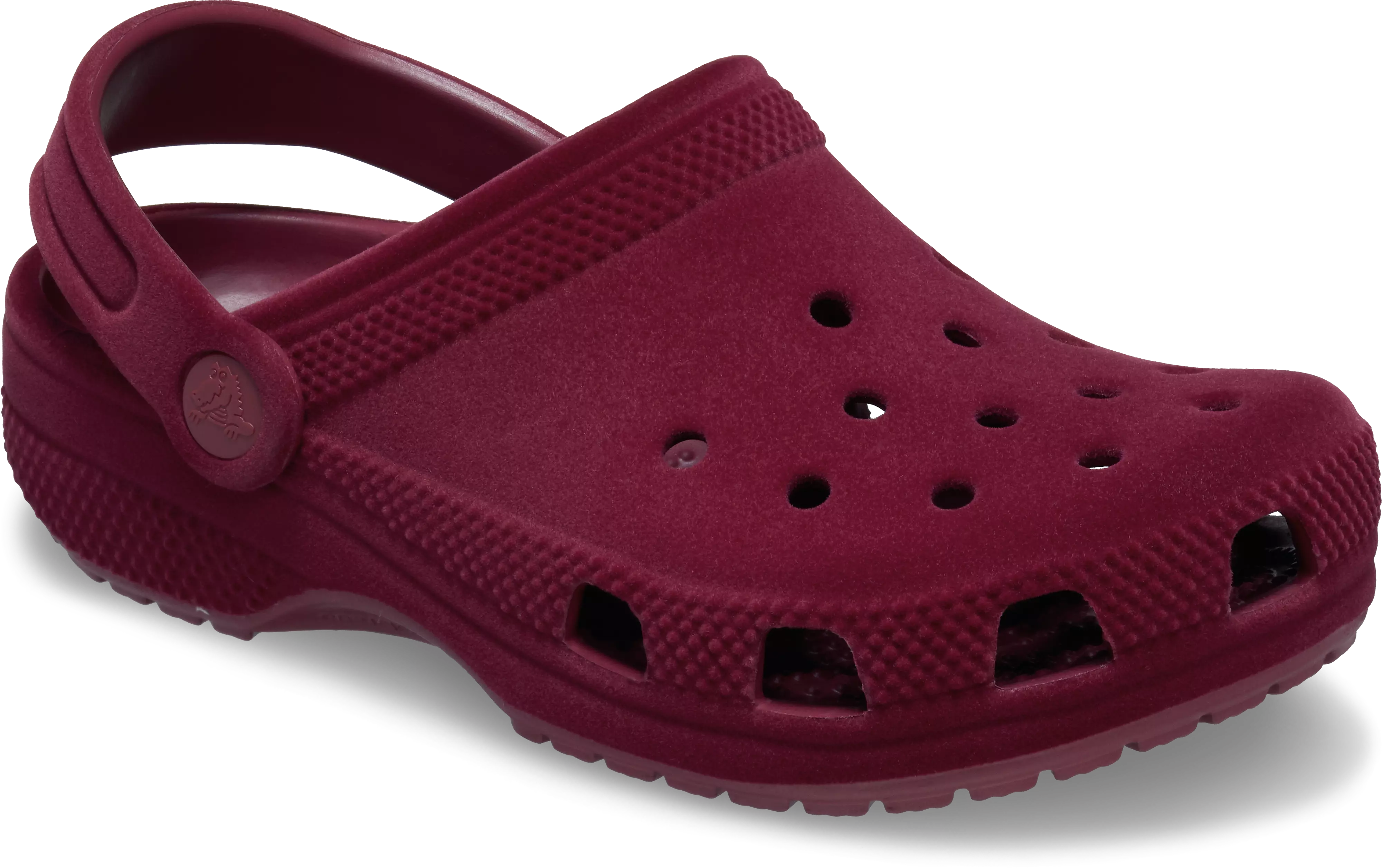 Crocs Classic Velvet "Red" Preschool Girls' Clog - RED