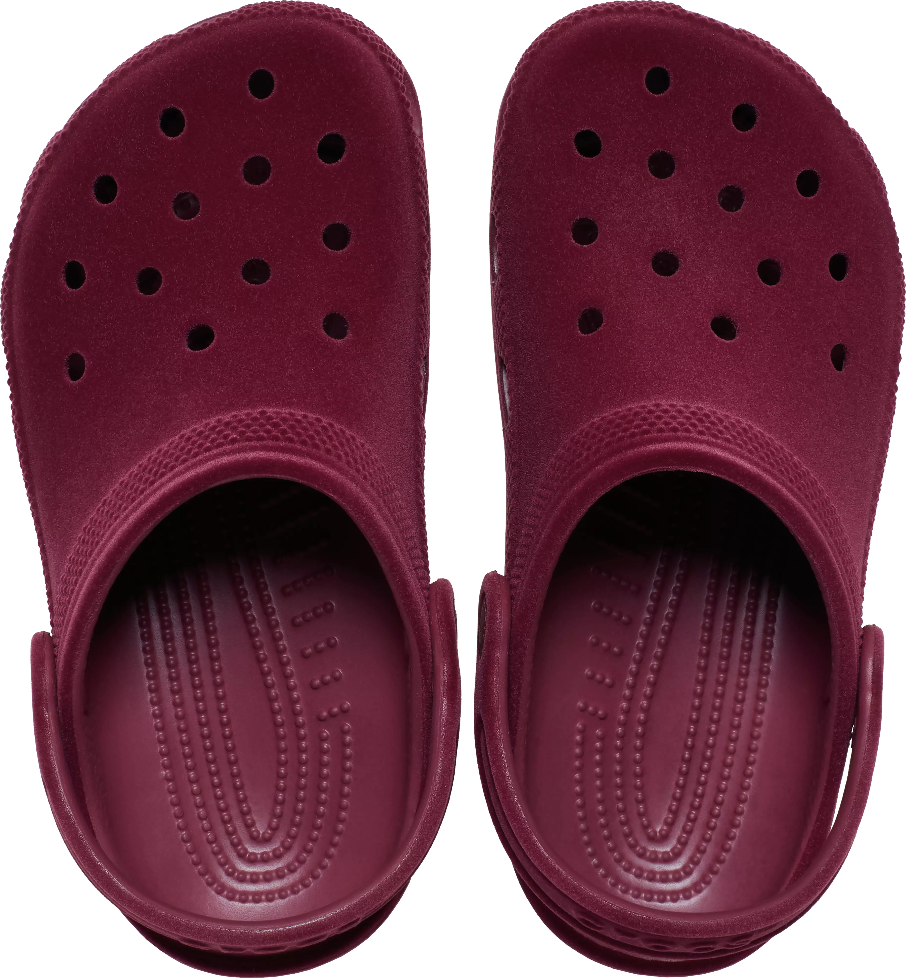 Crocs Classic Velvet "Red" Preschool Girls' Clog - RED