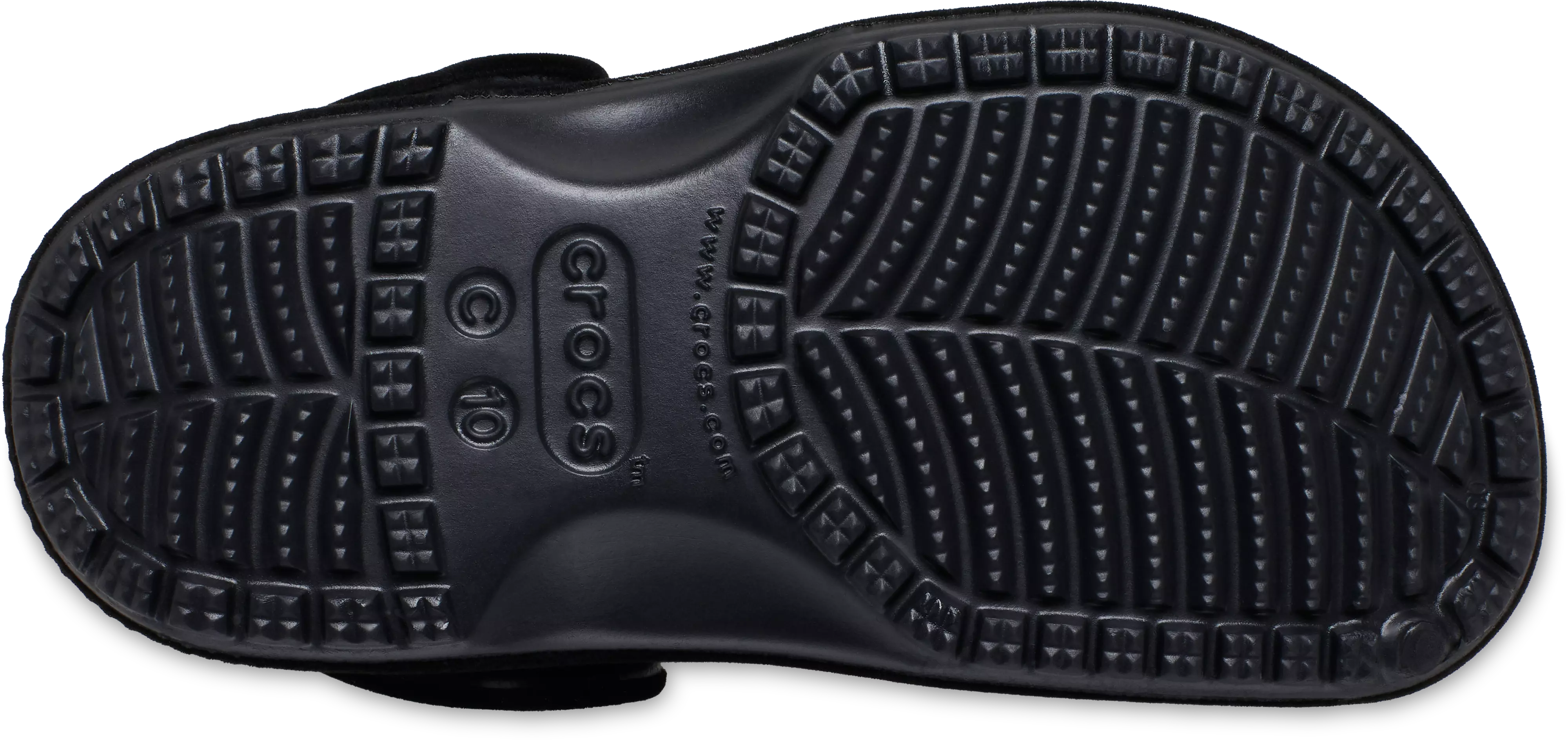 Crocs Classic Velvet "Black" Toddler Girls' Clog - BLACK