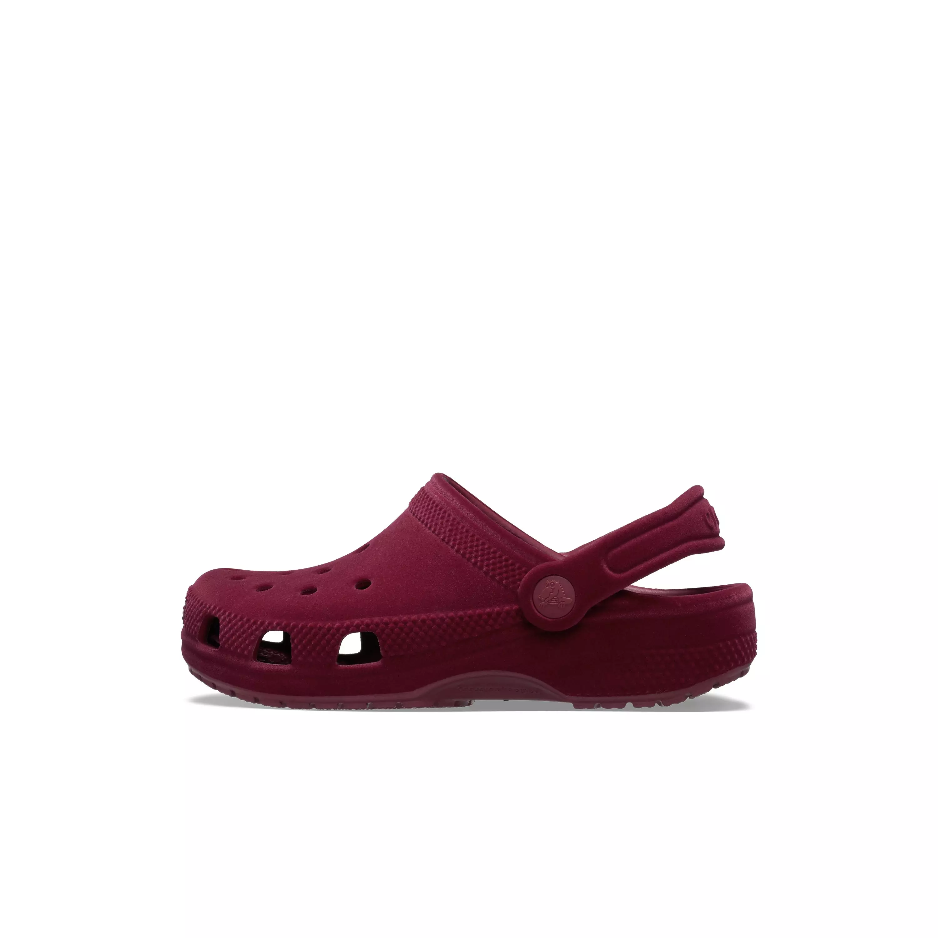 Crocs Classic Velvet "Beetroot" Toddler Kids' Clog - RED