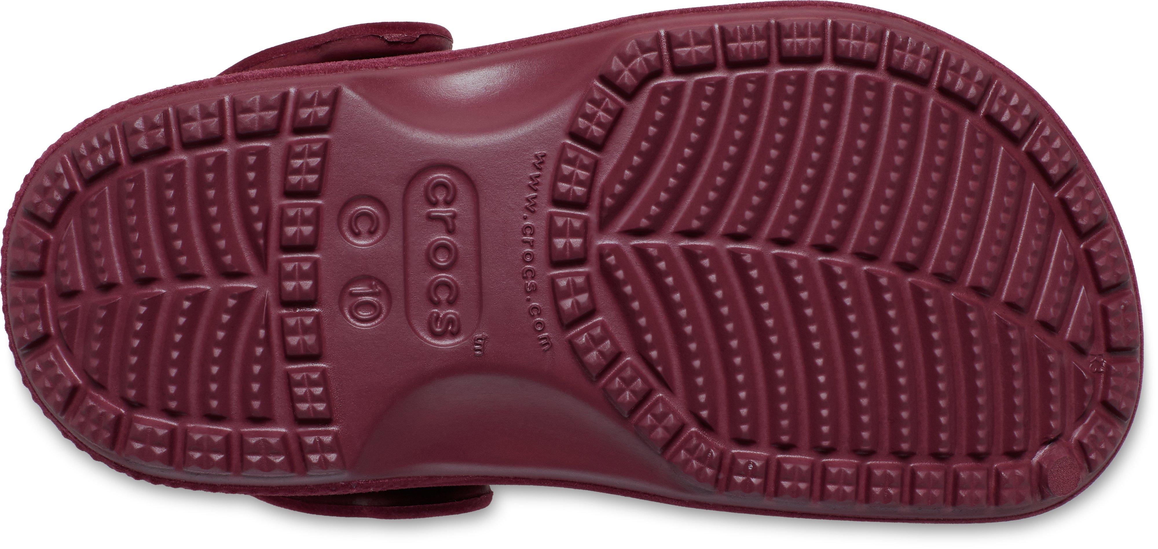 Crocs Classic Velvet Toddler Kids' "Beetroot" Clog