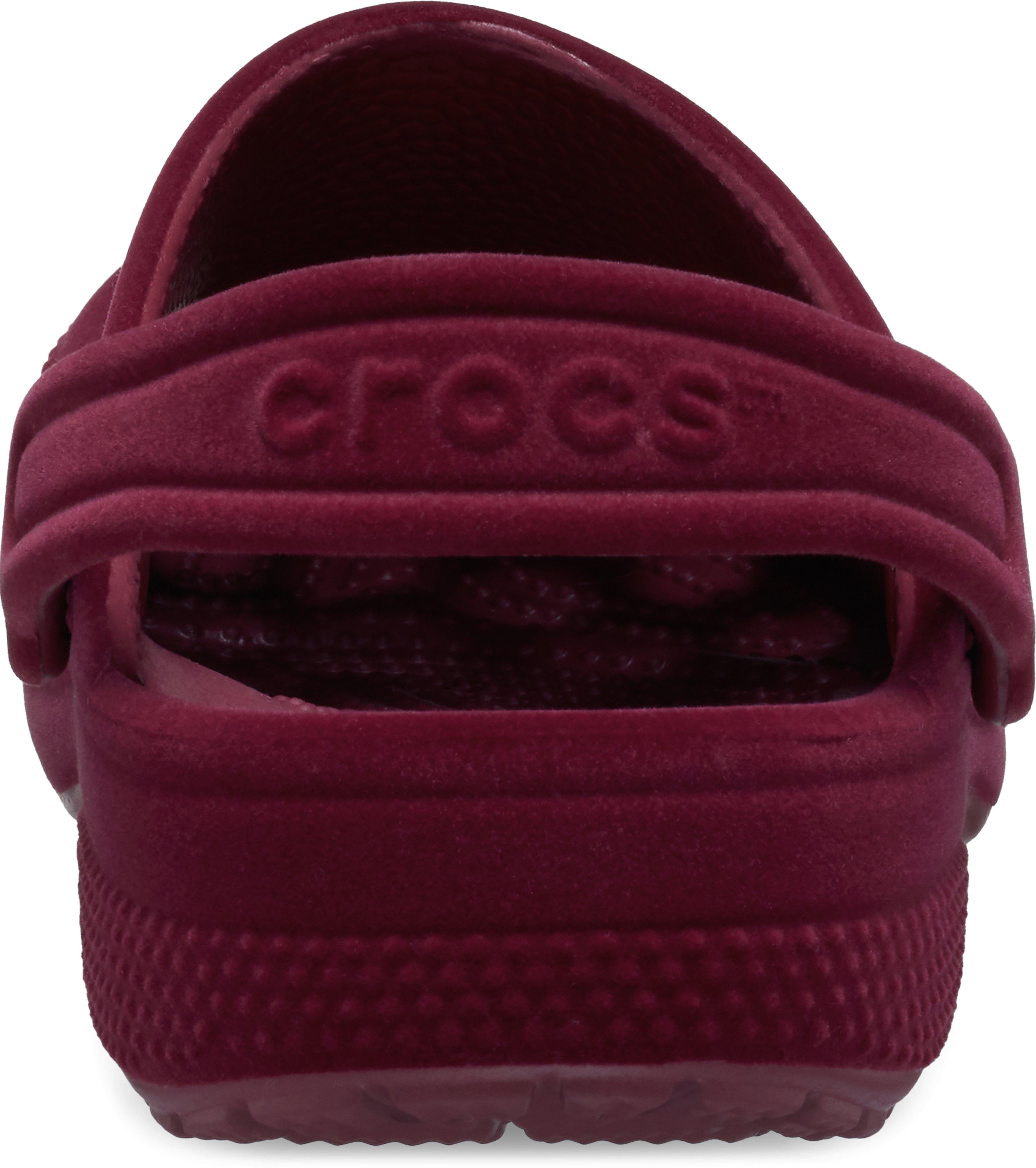 Crocs Classic Velvet Toddler Kids' "Beetroot" Clog