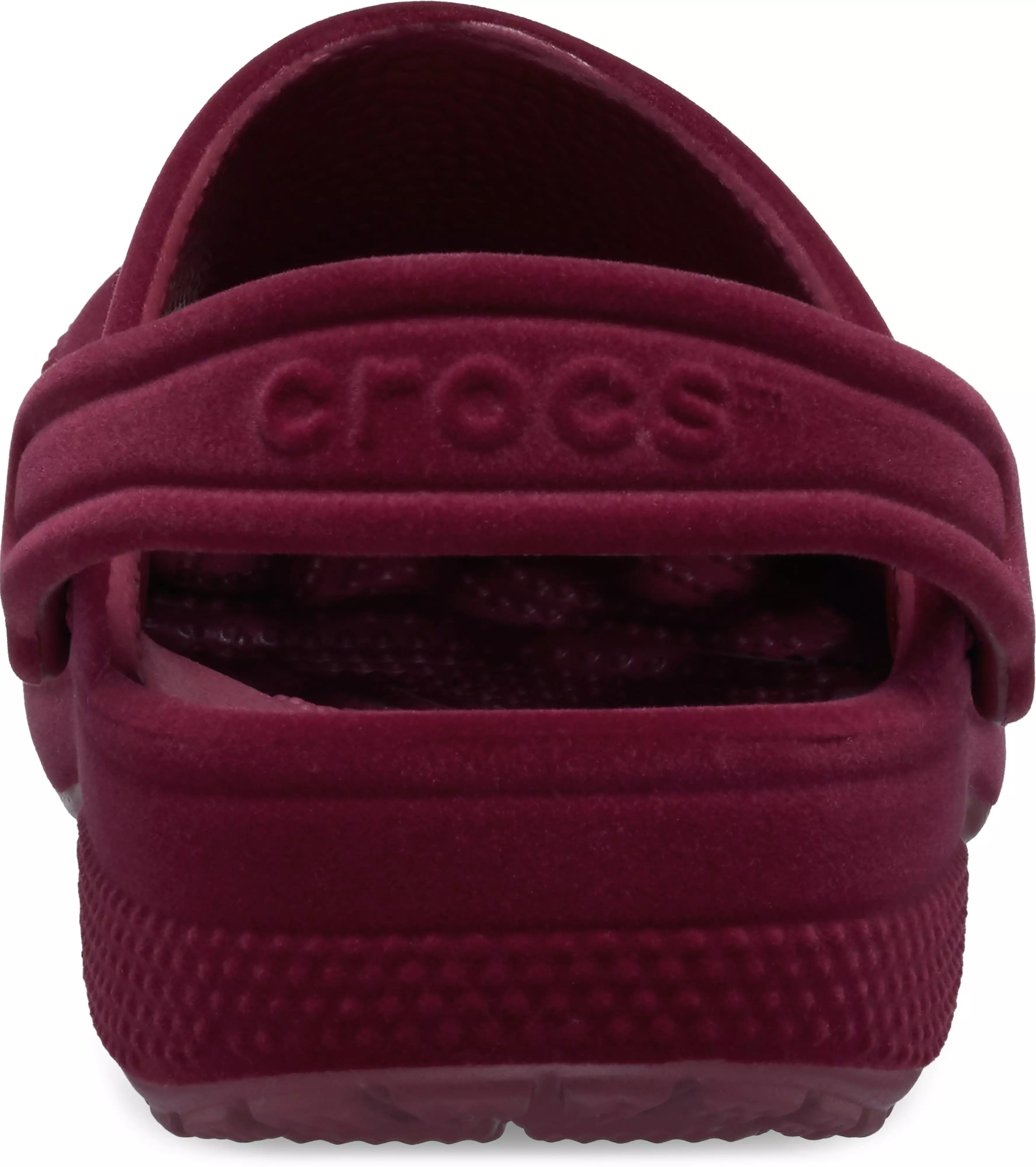 Crocs Classic Velvet "Beetroot" Toddler Kids' Clog - RED