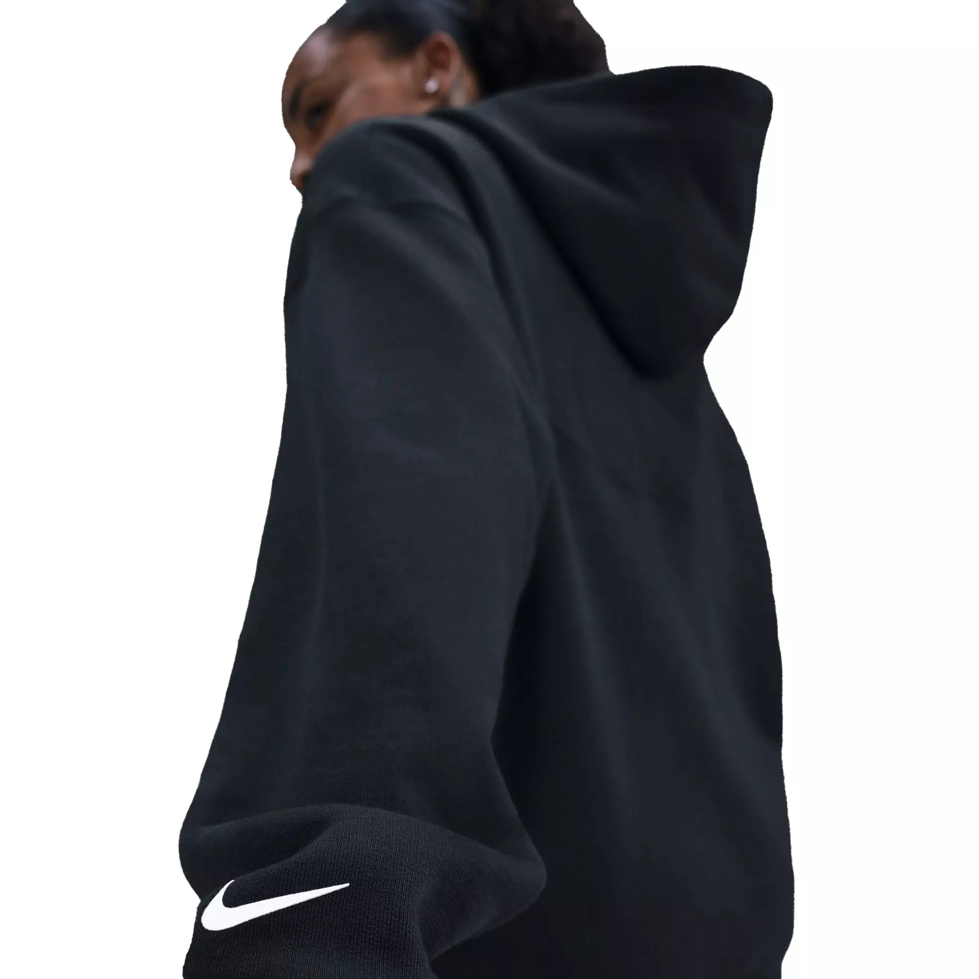 Nike Caitlin Clark Adult's Fleece Basketball Hoodie - Black - BLACK
