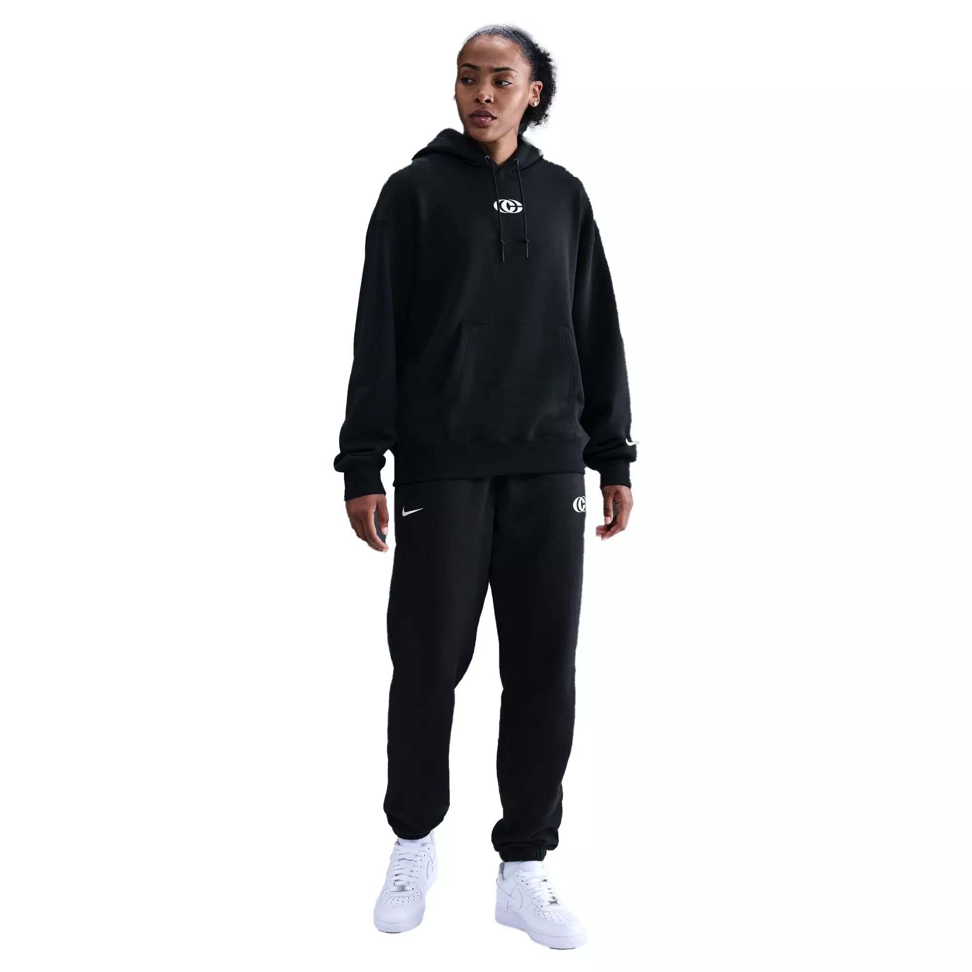 Nike Caitlin Clark Adult's Fleece Basketball Hoodie - Black - BLACK