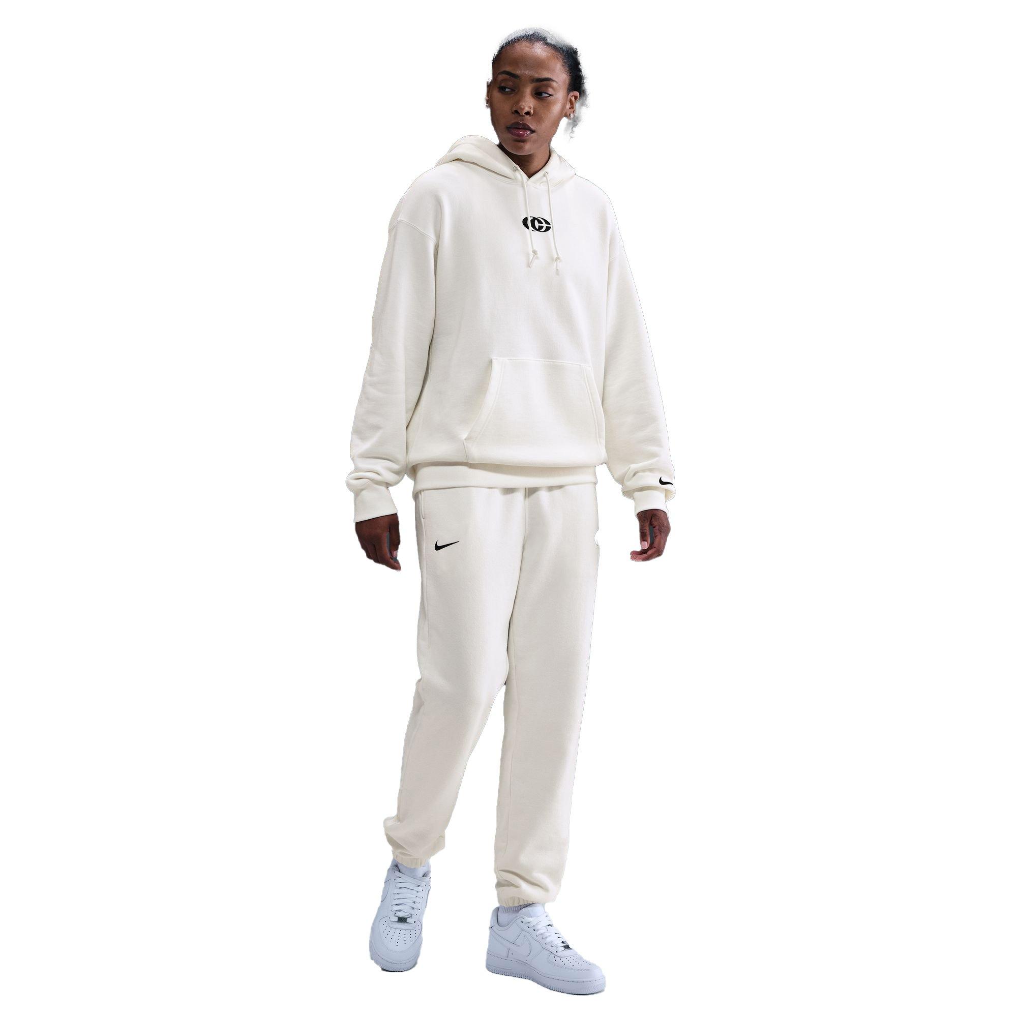 Nike Caitlin Clark Adult's Fleece Basketball Hoodie - Sail - SAIL Thumbnail View 2