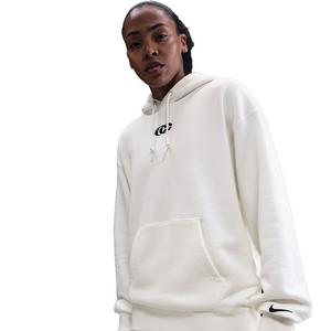 Nike Caitlin Clark Adult's Fleece Basketball Hoodie - Sail