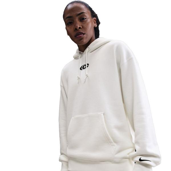 Nike Caitlin Clark Adult's Fleece Basketball Hoodie - Sail