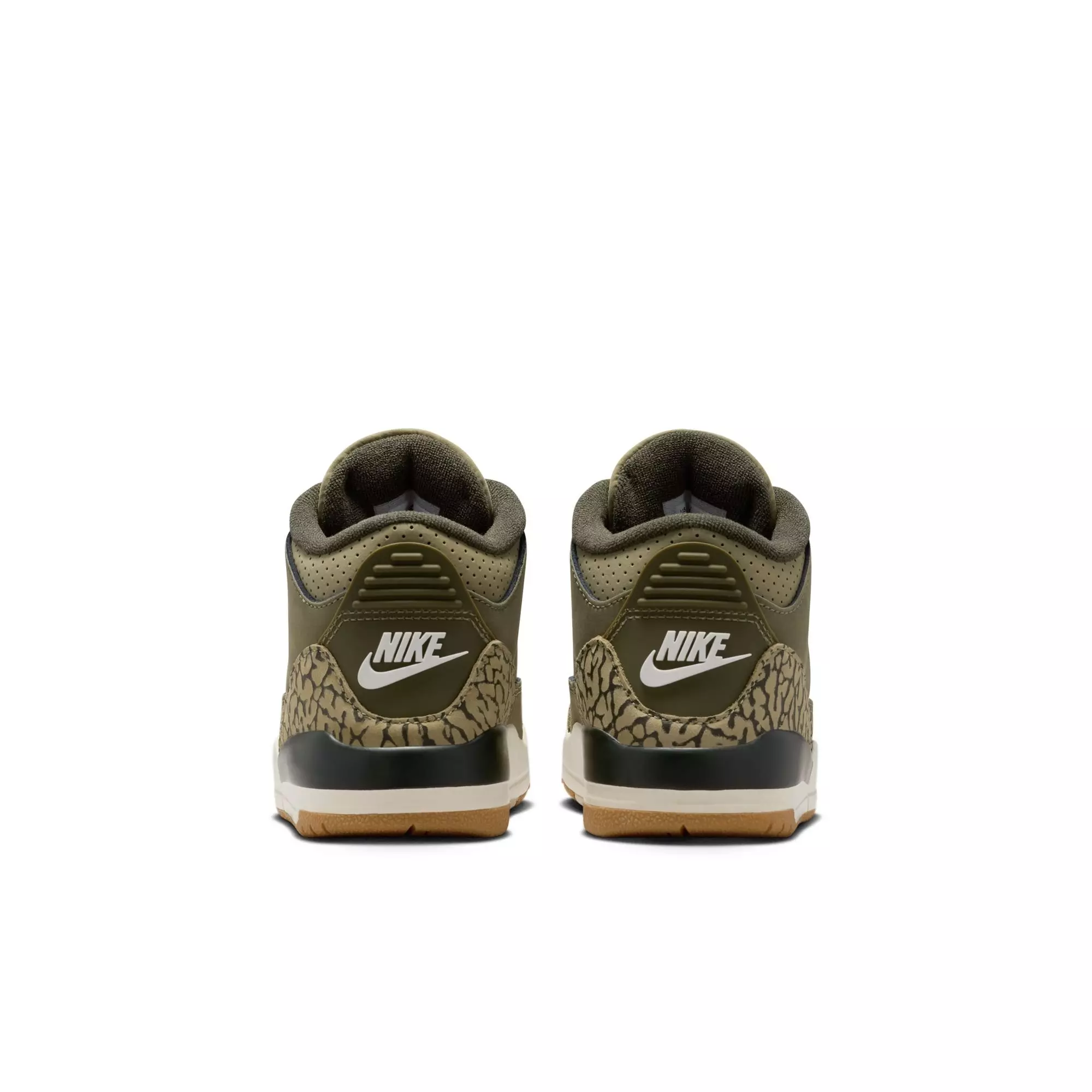 Jordan 3 Retro "Family Affair" Preschool Kids' Shoe - OLIVE/SEQUOIA/SAIL