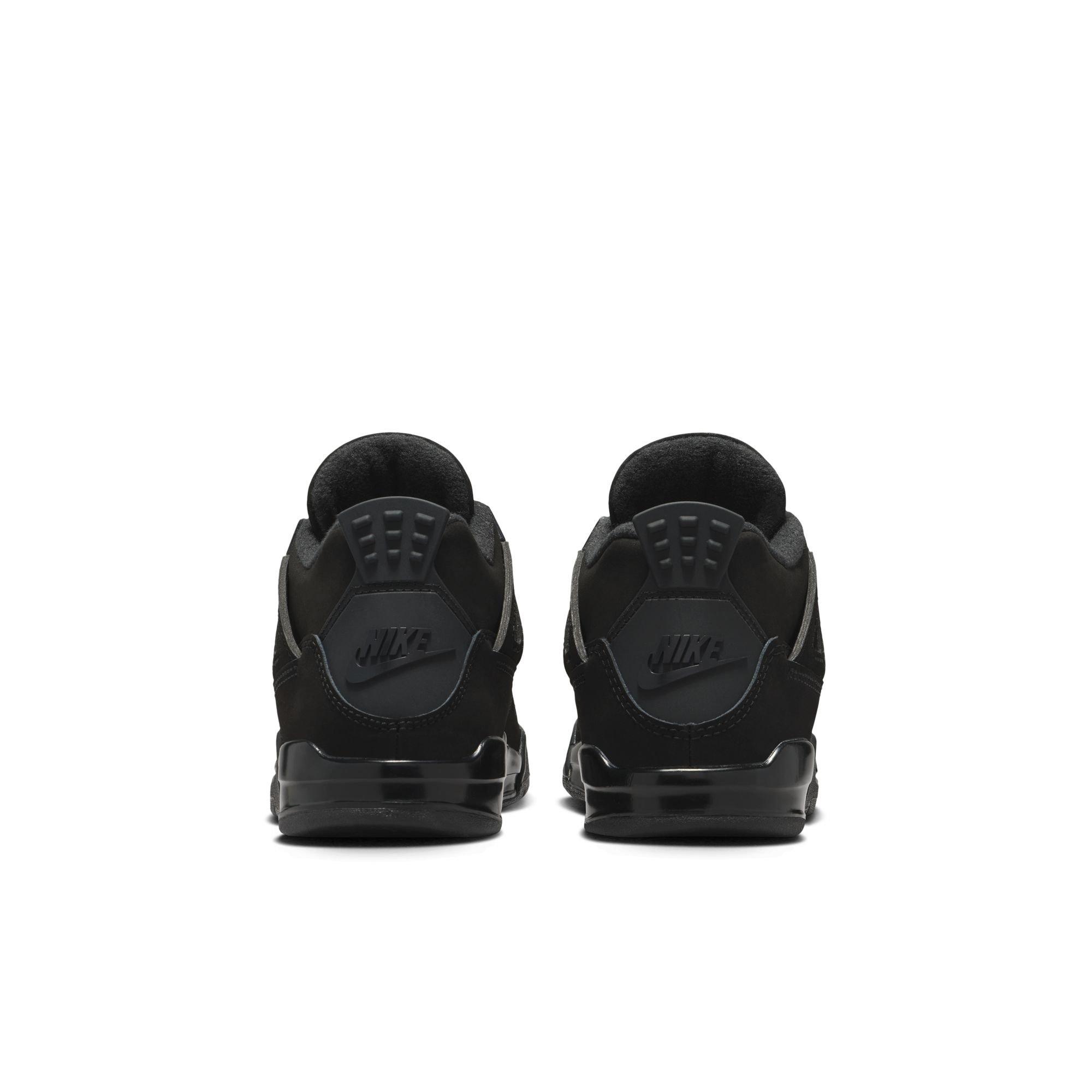 Jordan 4 Retro Preschool Kids' "Black Cat" Shoe