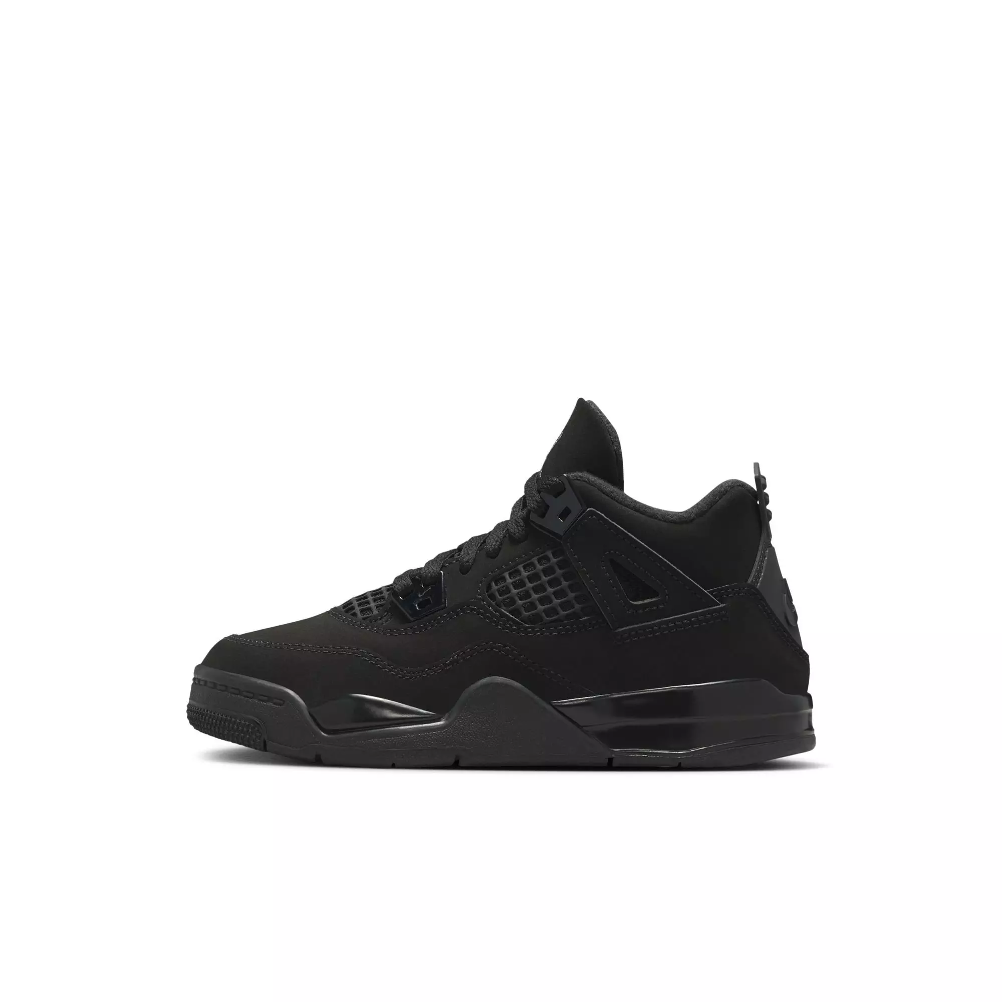 Jordan 4 Retro "Black Cat" Preschool Kids' Shoe - BLACK