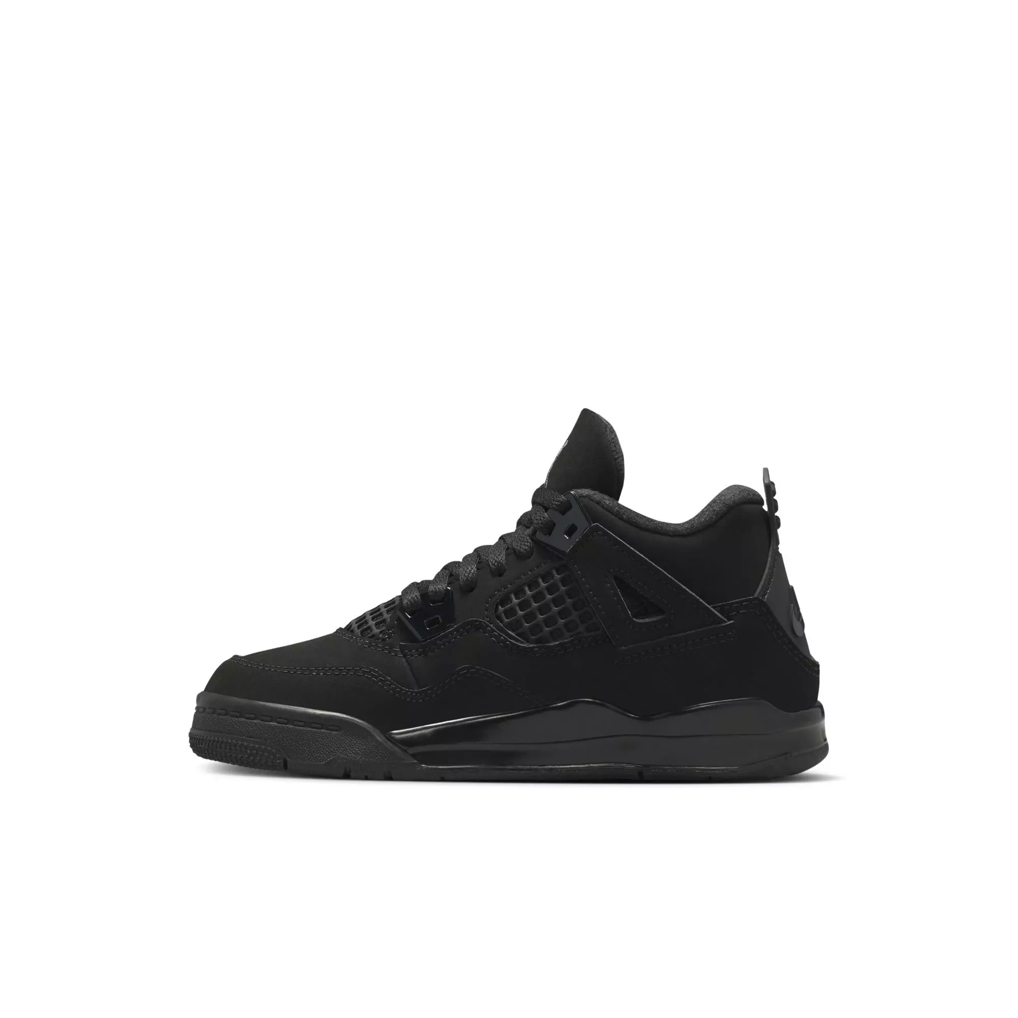 Jordan 4 Retro "Black Cat" Preschool Kids' Shoe - BLACK