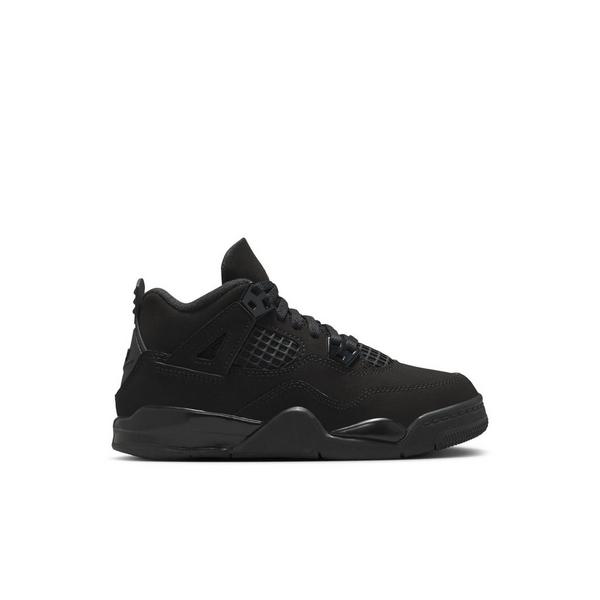 Jordan 4 Retro "Black Cat" Preschool Kids' Shoe