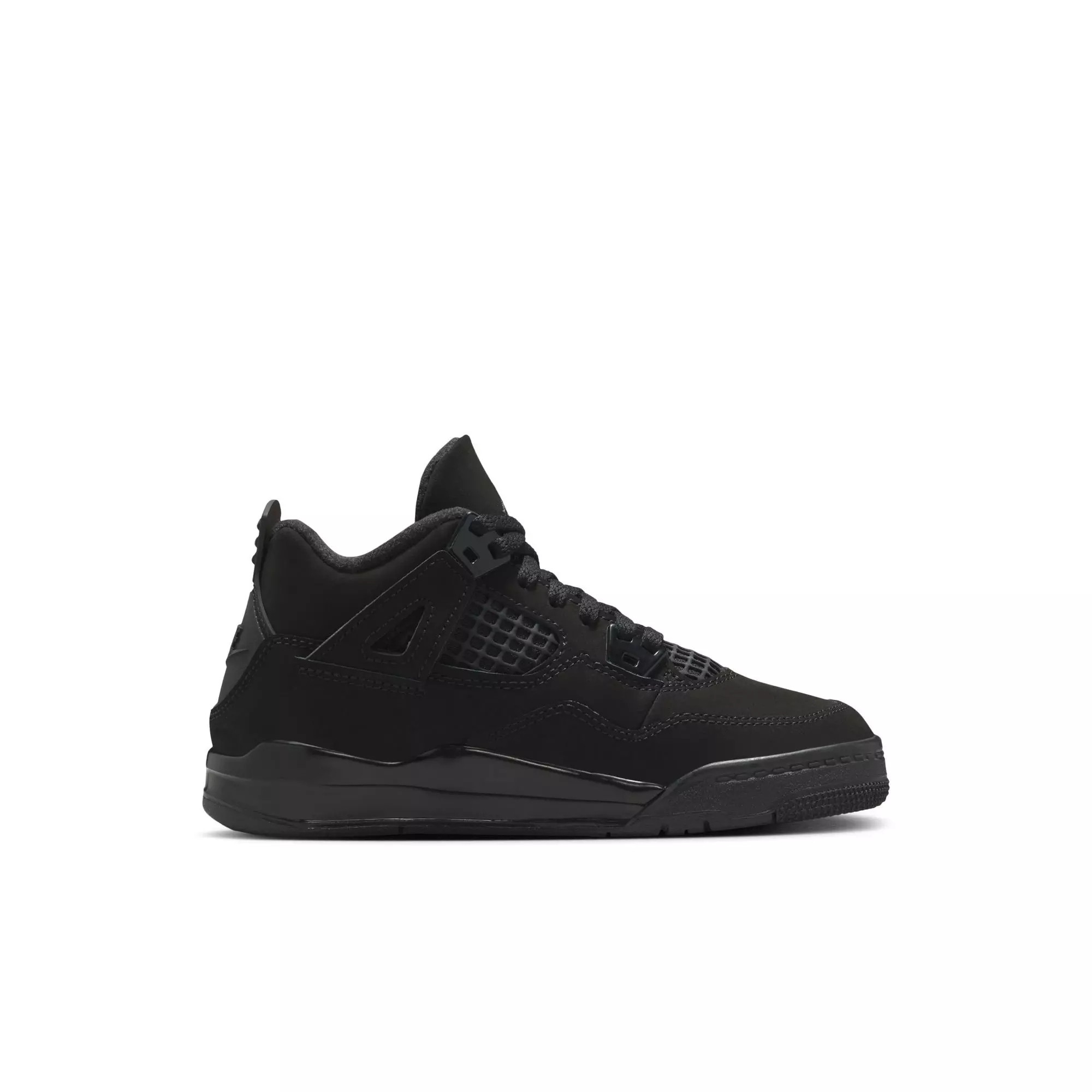 Jordan 4 Retro "Black Cat" Preschool Kids' Shoe - BLACK