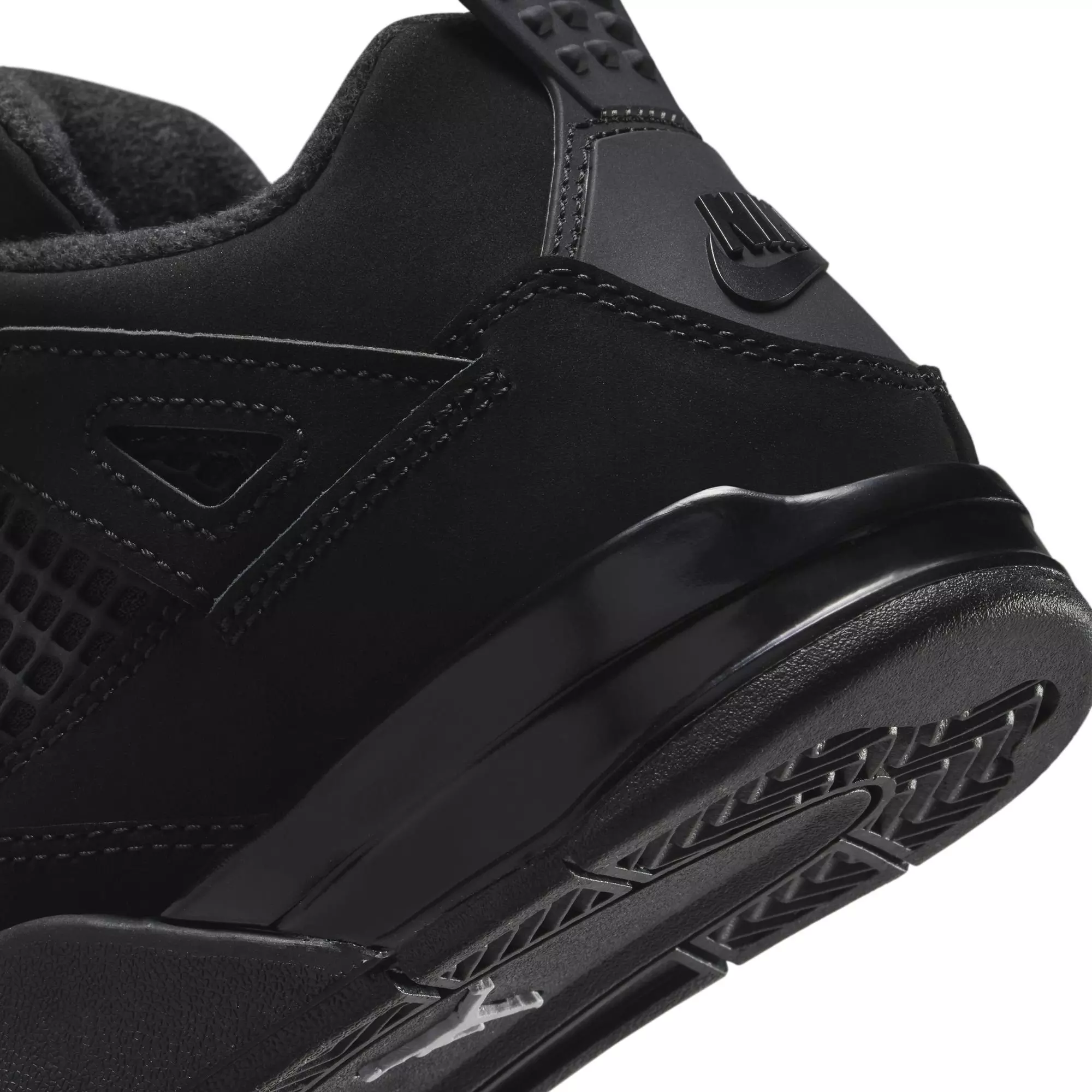 Jordan 4 Retro "Black Cat" Preschool Kids' Shoe - BLACK