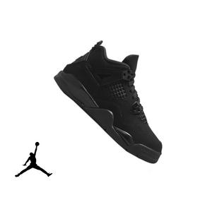 Jordan 4 Retro "Black Cat" Preschool Kids' Shoe
