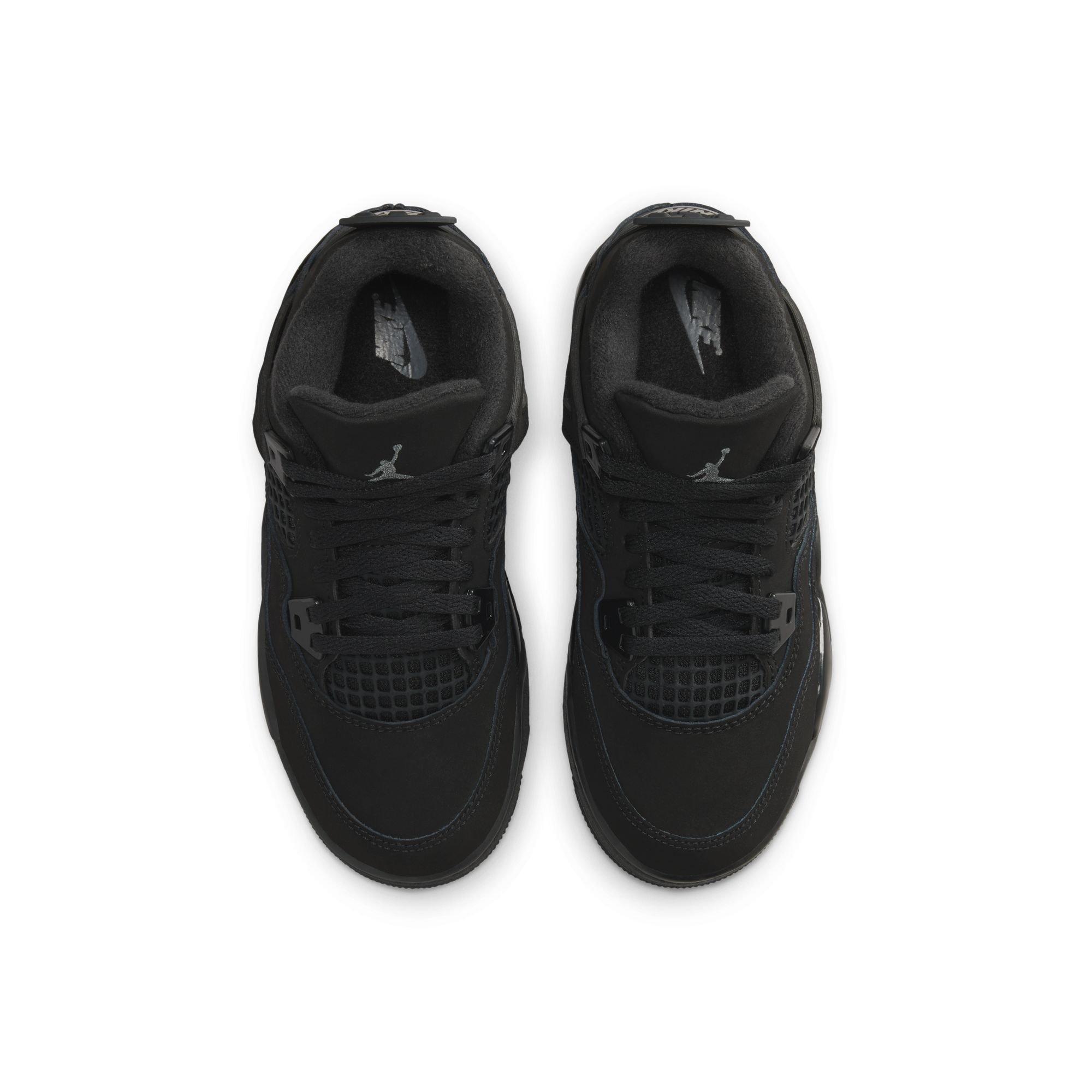 Jordan 4 Retro Preschool Kids' "Black Cat" Shoe