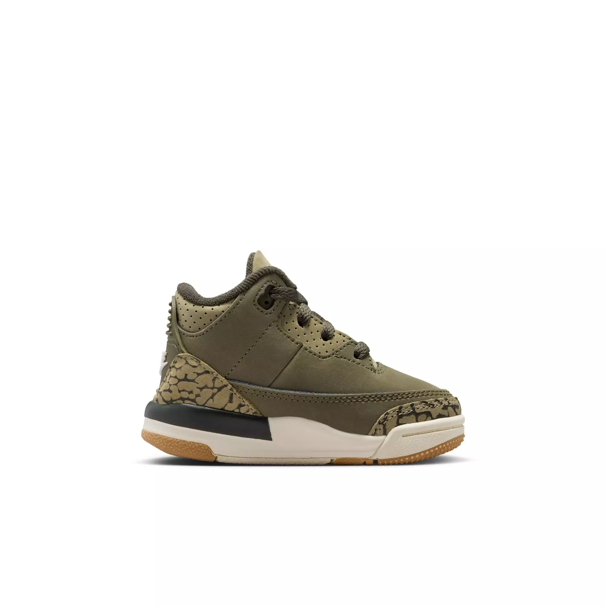 Jordan 3 Retro "Family Affair" Toddler Kids' Shoe - OLIVE/SEQUOIA/SAIL