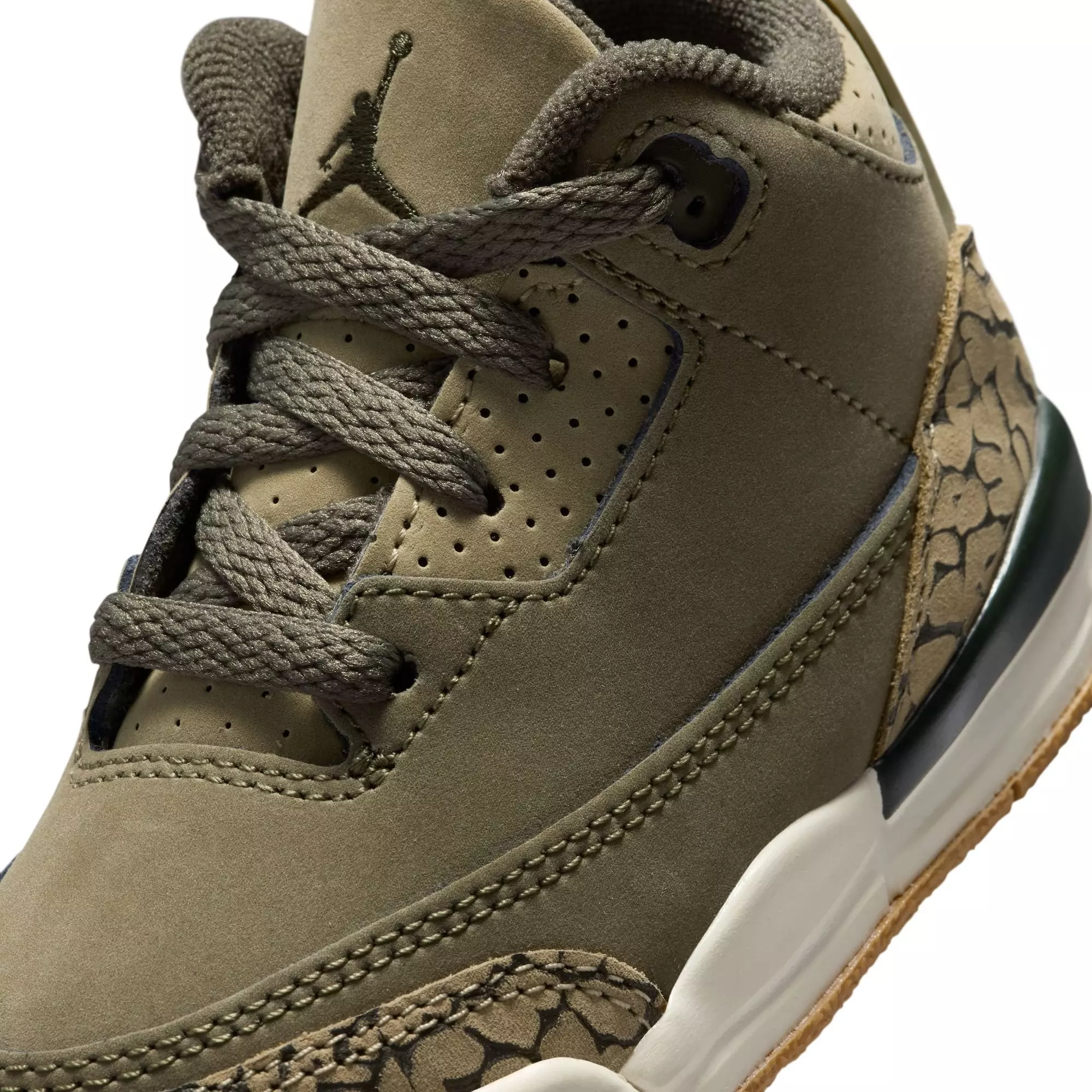 Jordan 3 Retro "Family Affair" Toddler Kids' Shoe - OLIVE/SEQUOIA/SAIL