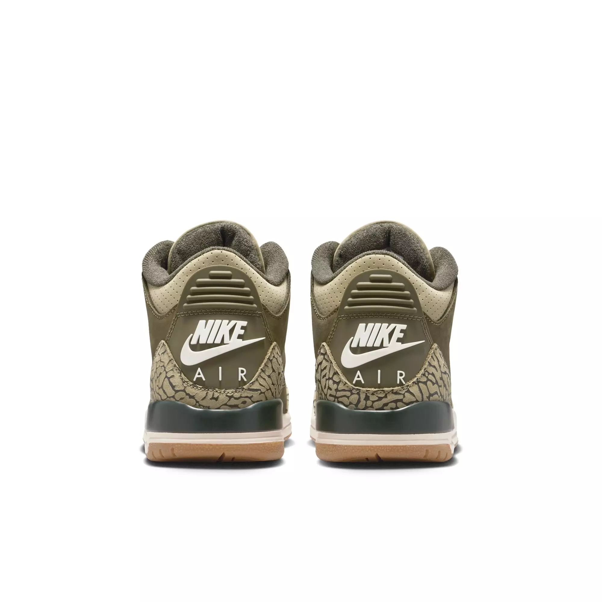 Jordan 3 Retro "Family Affair" Grade School Kids' Shoe - OLIVE/SEQUOIA/SAIL