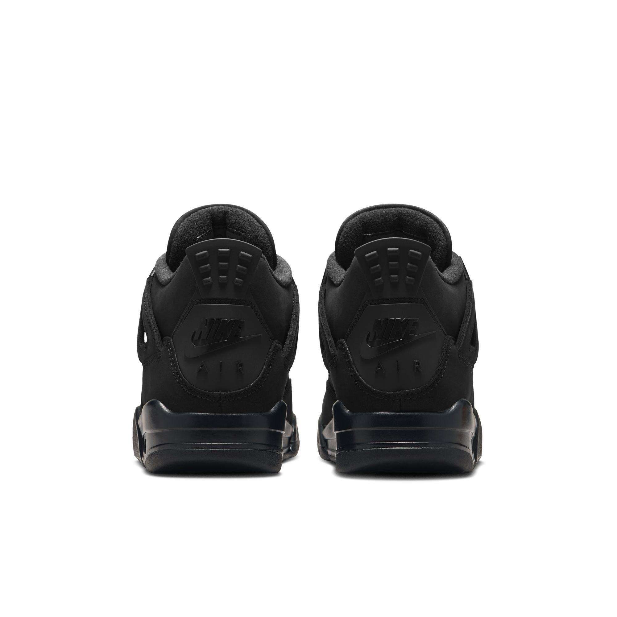 Jordan 4 Retro Grade School Kids' "Black Cat" Shoe