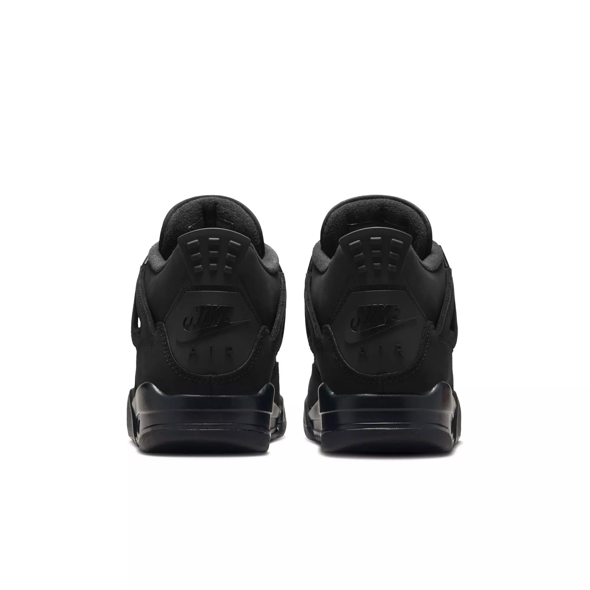 Jordan 4 Retro "Black Cat" Grade School Kids' Shoe - BLACK