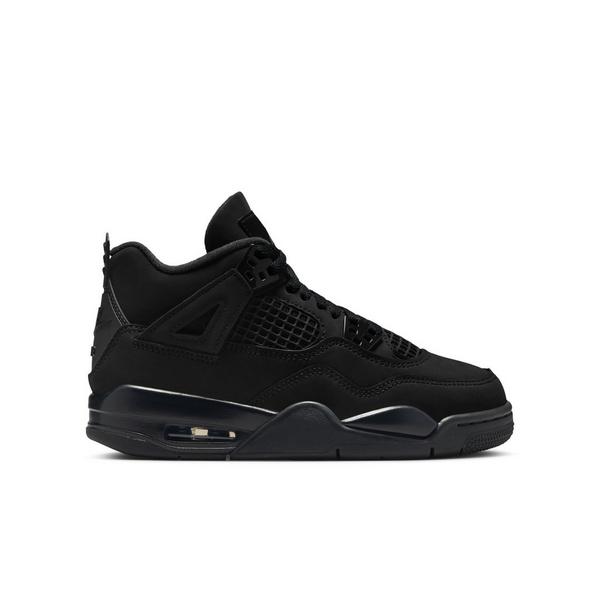 Jordan 4 Retro "Black Cat" Grade School Kids' Shoe